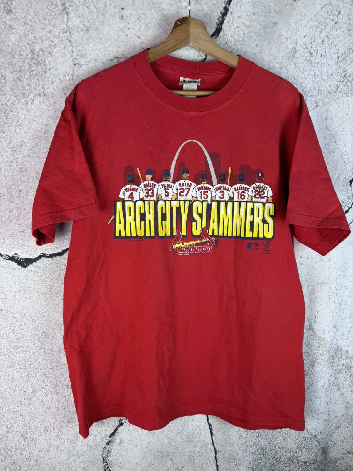 Lee × Vintage Vintage 90s Lee Sport Cardinals t shirt Size US L / EU 52-54 / 3 - 1 Thumbnail