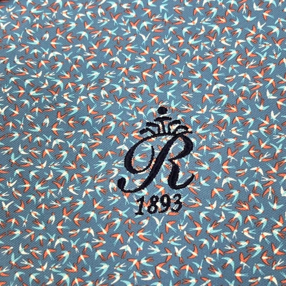 Peter Millar Peter Millar Crown Sport Cathay Polo Shirt Men M Golf Performance Summer Comfort Polo Men M Blue Logo Size US M / EU 48-50 / 2 - 3 Thumbnail