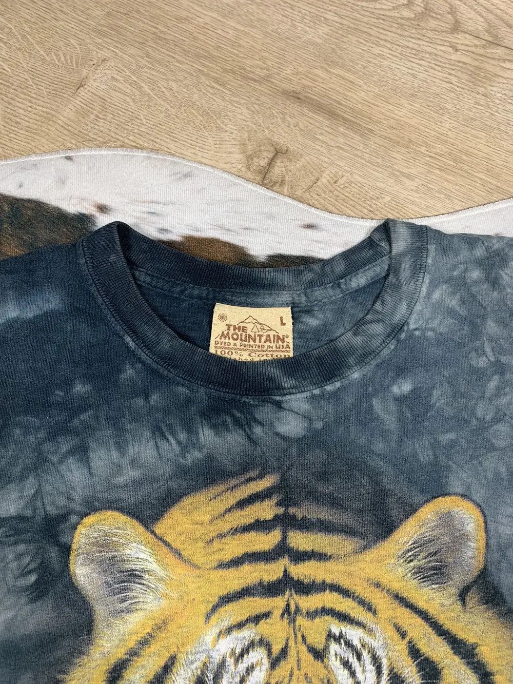 Other Vintage The Mountain Tie Dye Tiger Tshirt Tee 00s Oversize Size US XL / EU 56 / 4 - 4 Thumbnail