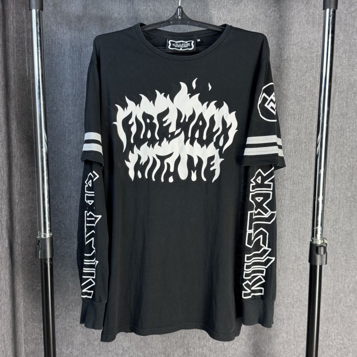Killstar KILLSTAR Layered oversized longsleeve gothic punk sweatshirt Size US M / EU 48-50 / 2 - 1 Thumbnail