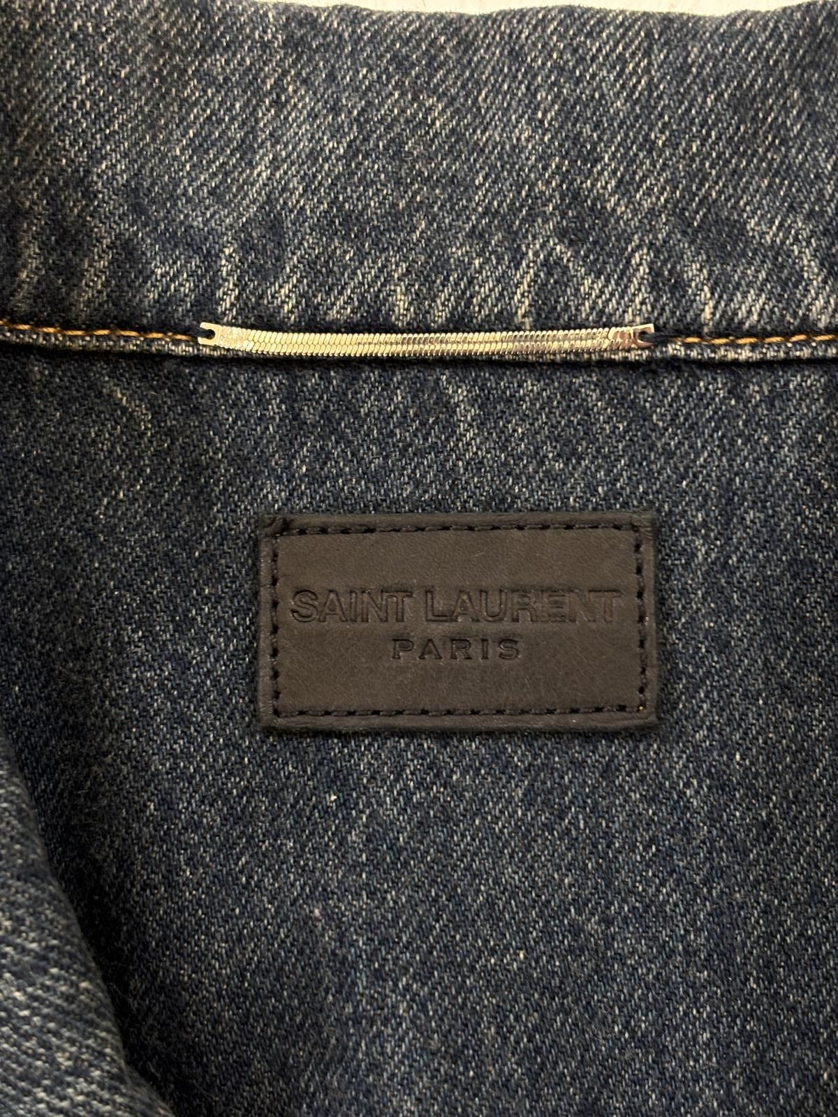 Saint Laurent Paris Saint Laurent Paris rust Denim Jacket Size US S / EU 44-46 / 1 - 6 Thumbnail