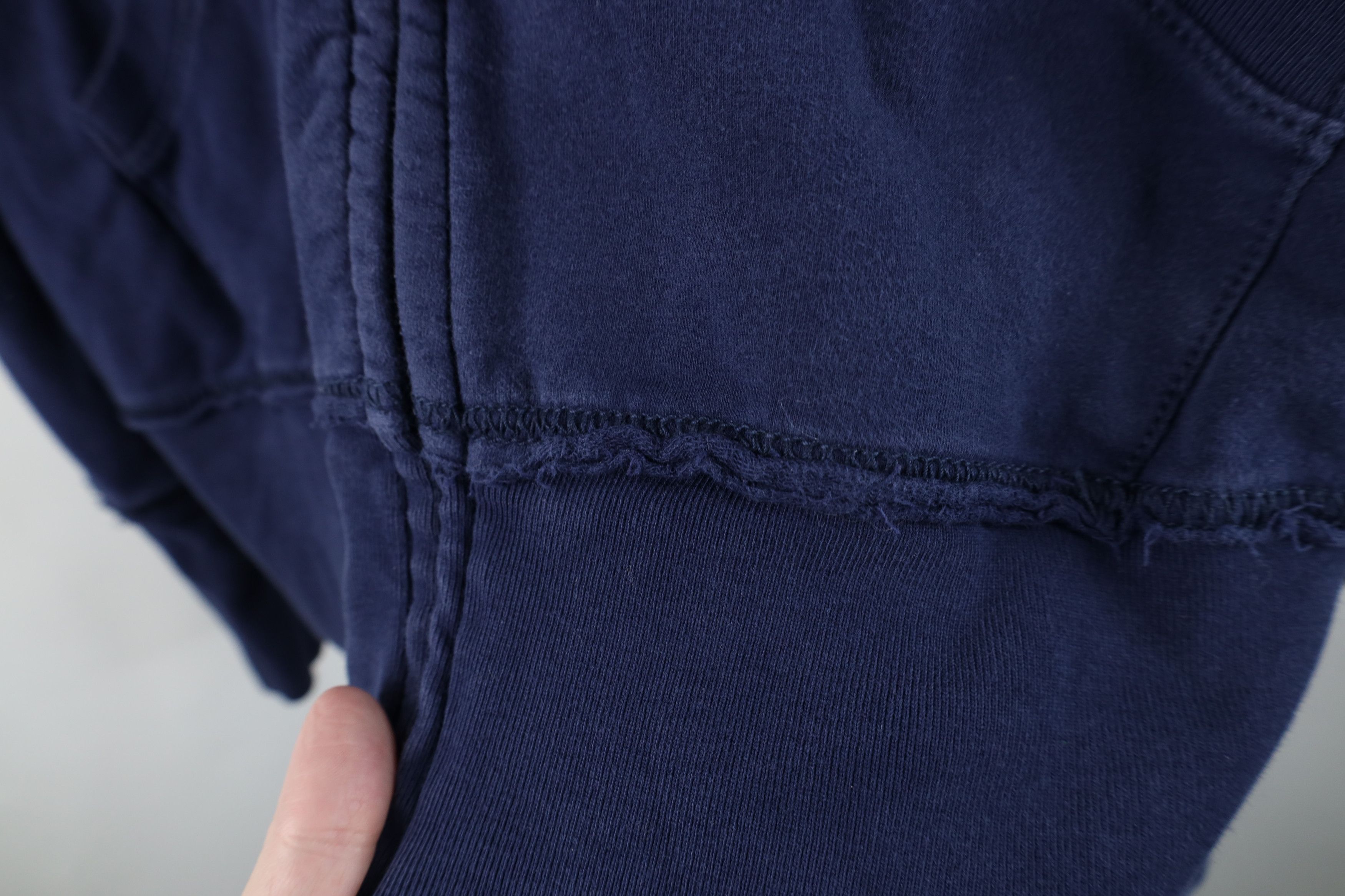 Polo Ralph Lauren × Vintage Vintage 90s Ralph Lauren Out USA Flag Full Zip Hoodie Blue Size XL / US 12-14 / IT 48-50 - 7 Thumbnail