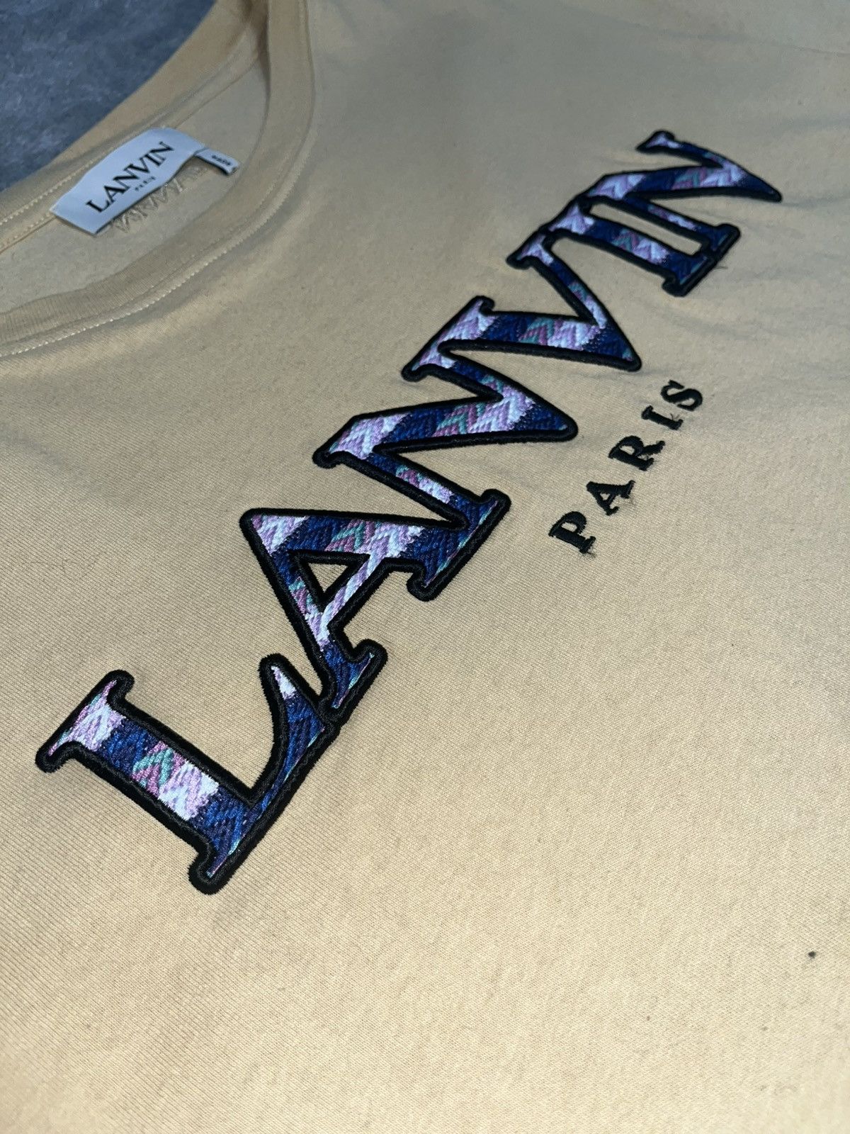 Lanvin Lanvin Curb logo T-Shirt Size US M / EU 48-50 / 2 - 1 Thumbnail
