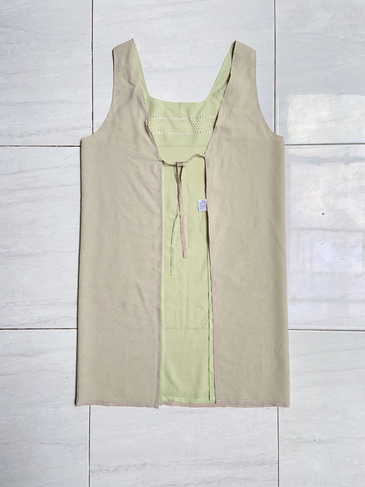 image of Im Product Issey Miyake Vests in Cream, Women's (Size Small)