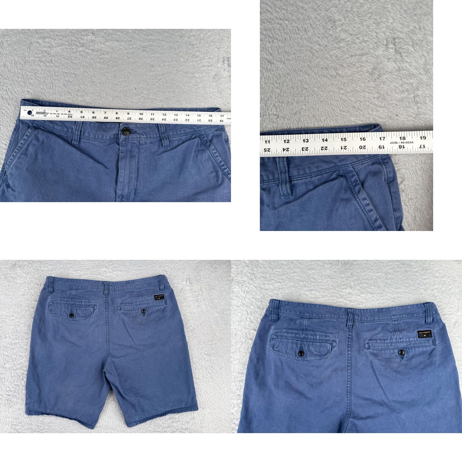 Vans VANS Shorts Men 34 Blue Cotton Blend Twill Skateboard Beach 34x9 Chino Casual 90s? Size US 34 / EU 50 - 9 Thumbnail