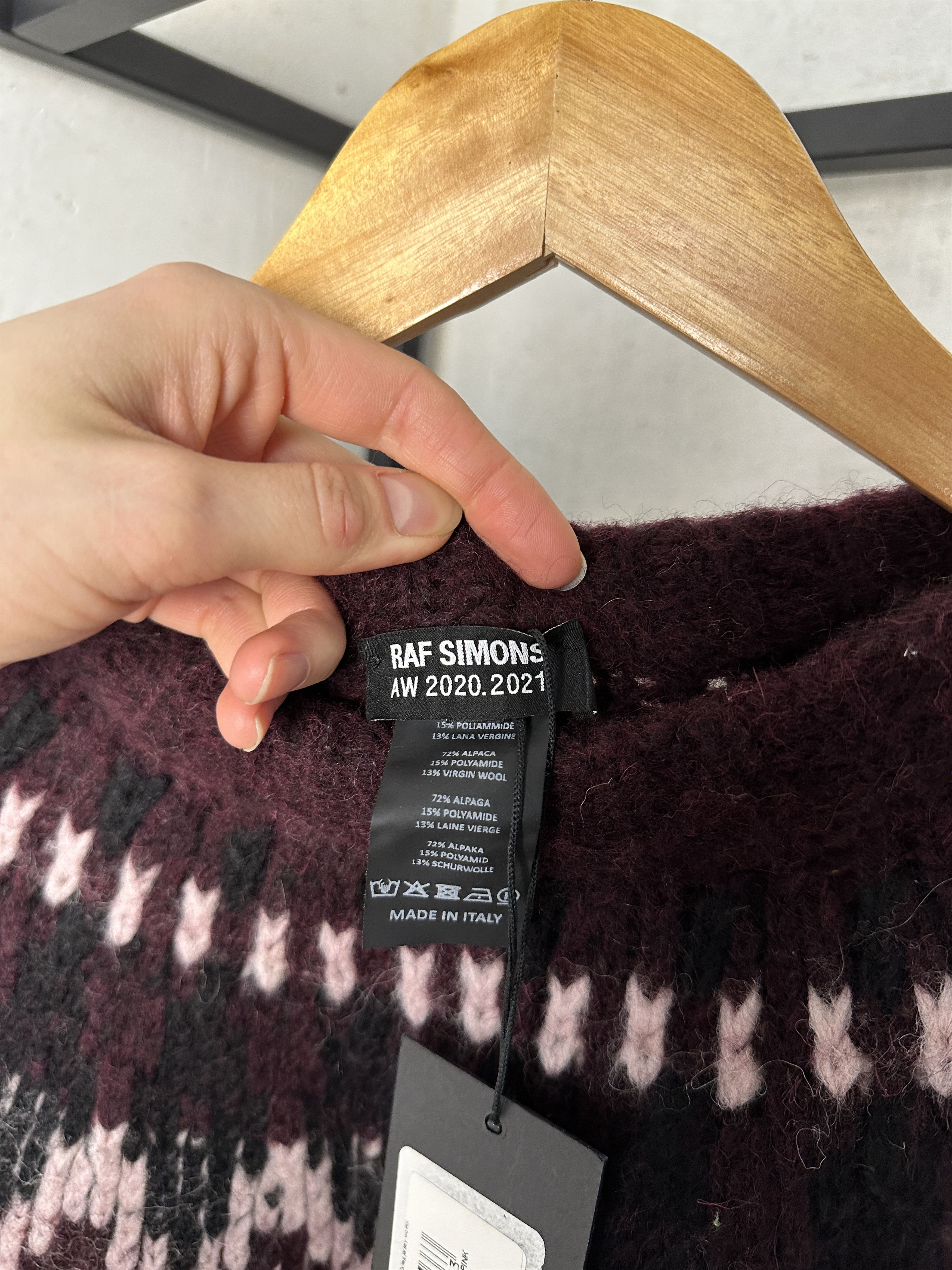 Raf Simons Raf Simons FW21 Pink Wool Sweater Size US M / EU 48-50 / 2 - 4 Thumbnail