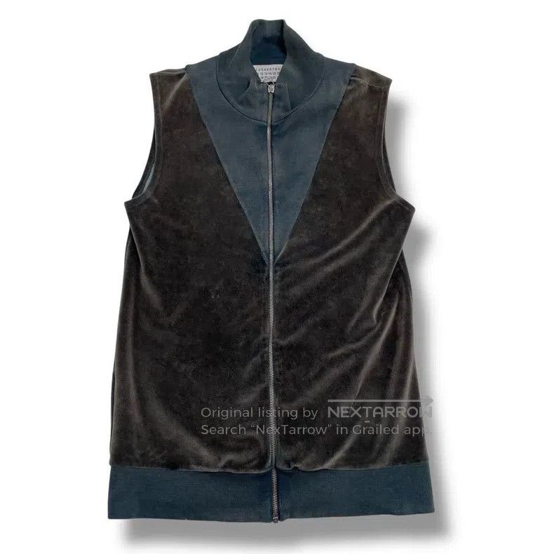 Maison Margiela Maison Margiela Size os Velvet colour block zipper stand-up Size US M / EU 48-50 / 2 - 1 Thumbnail