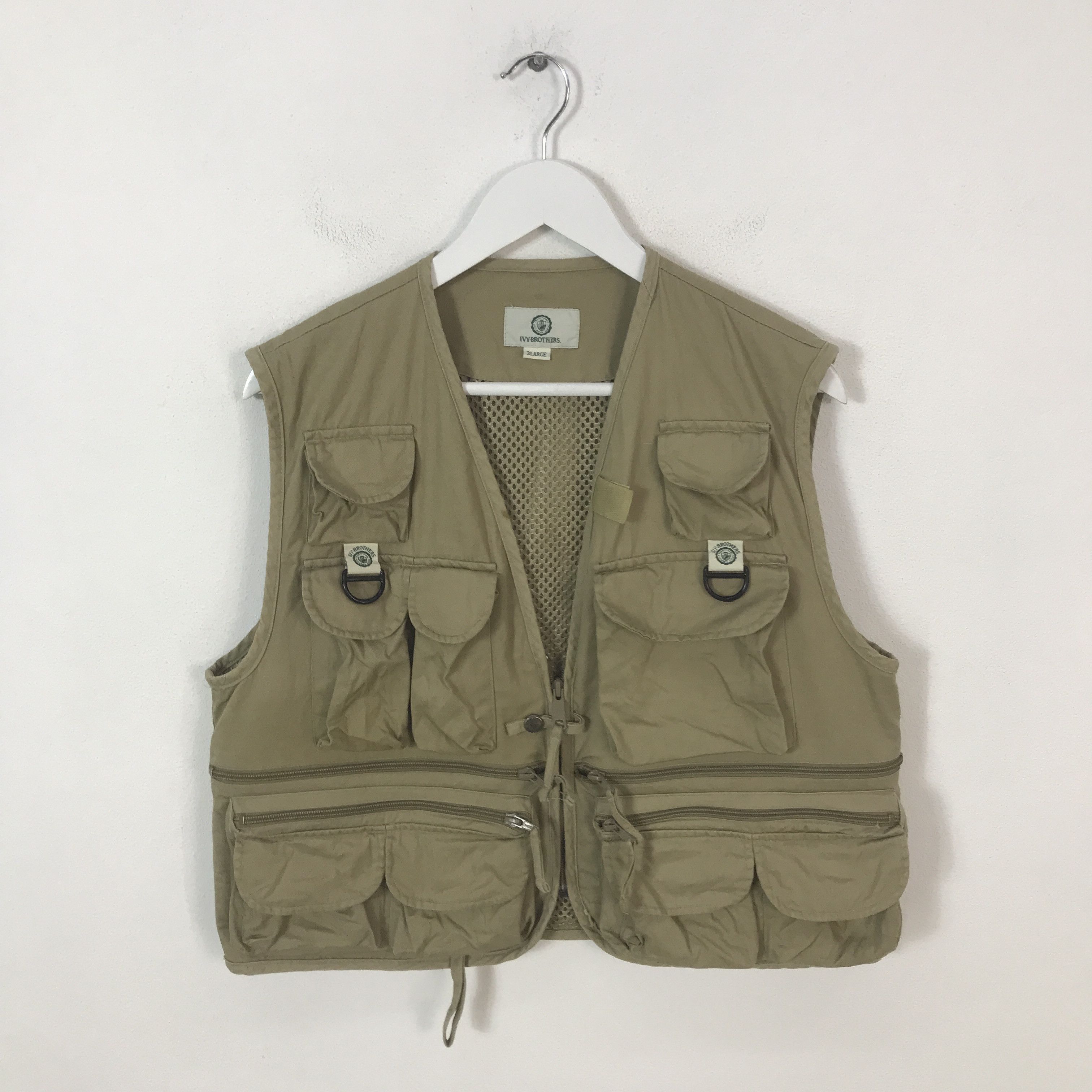 Japanese Brand Vtg ivy brothers Tactical Vest jacket K64B16 Size US L / EU 52-54 / 3 - 1 Thumbnail