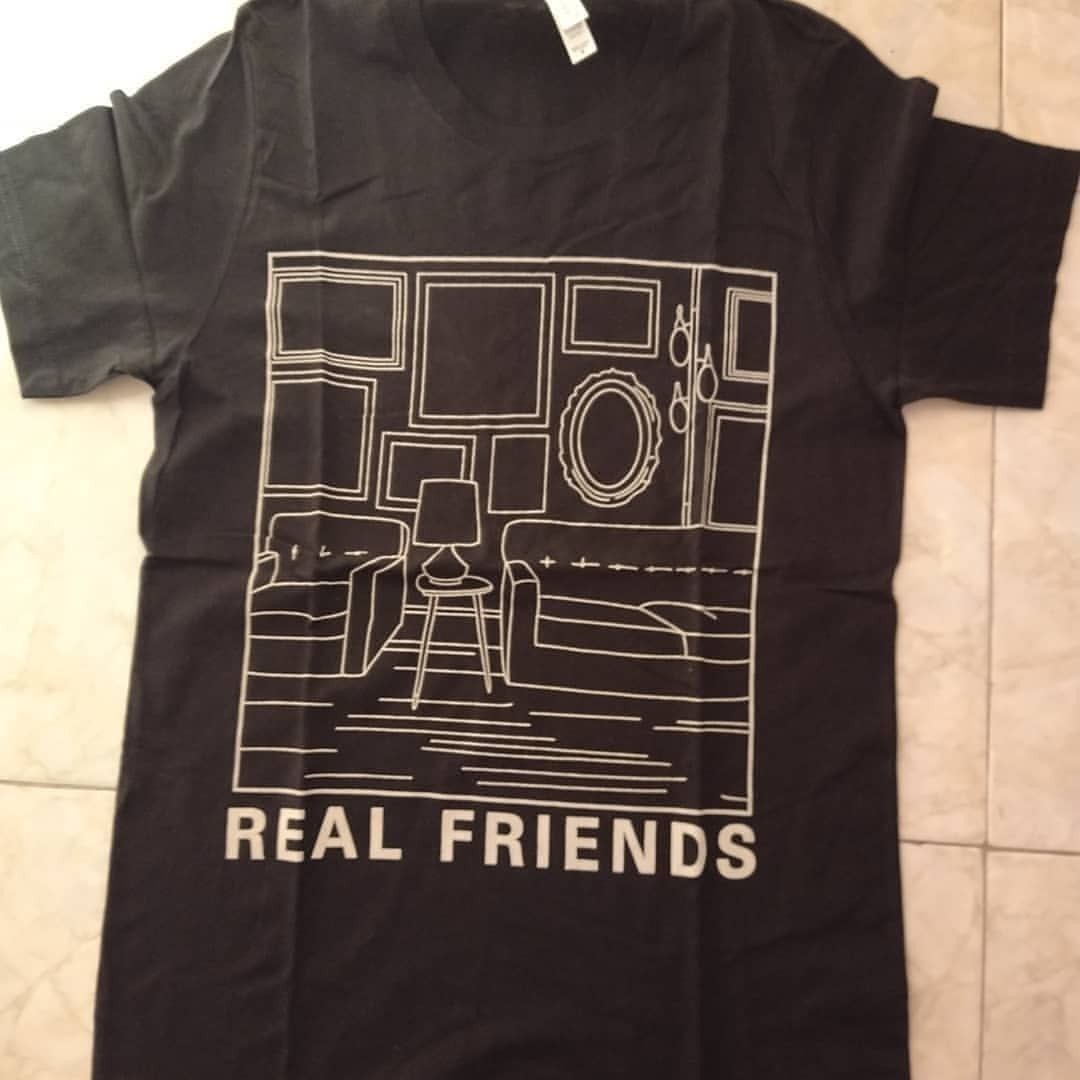 Band Tees Real Friends Album Artwork Official Band Tees Merch Size US M / EU 48-50 / 2 - 1 Thumbnail