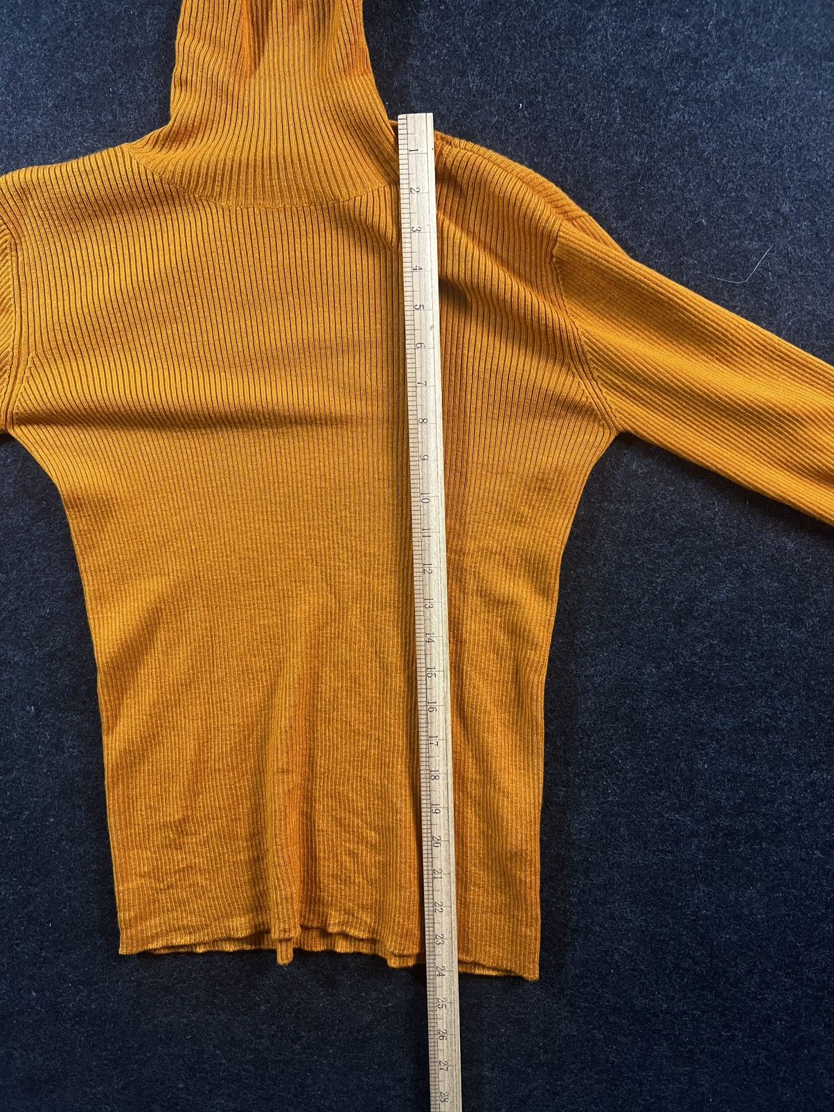 Vintage 80’s vintage sonia rykiel inscription knitted yellow mustard Size S / US 4 / IT 40 - 6 Thumbnail
