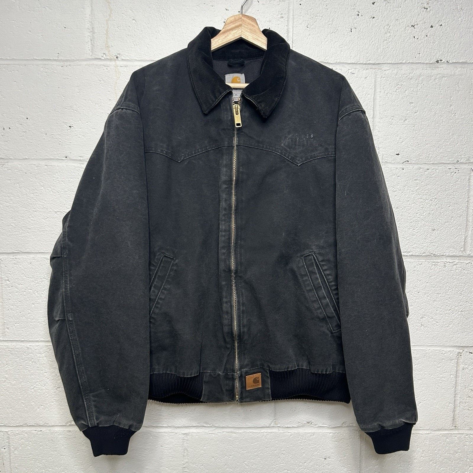 Carhartt Vintage Carhartt Quilted Santa Fe Jacket “Black” J14 BLK Size US XL / EU 56 / 4 - 1 Thumbnail
