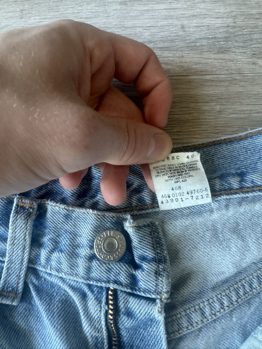 Levi's Vintage Clothing Vintage Levi’s 468 Relaxed Fit 32x34 Y2K Light Wash Red Tab Size US 32 / EU 48 - 6 Thumbnail