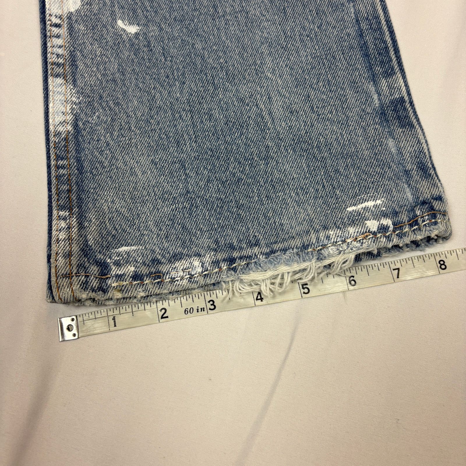 Mifland Mifland Vintage 90 Levi’s Jeans Straight Leg Paint 30x28 Size US 30 / EU 46 - 10 Thumbnail