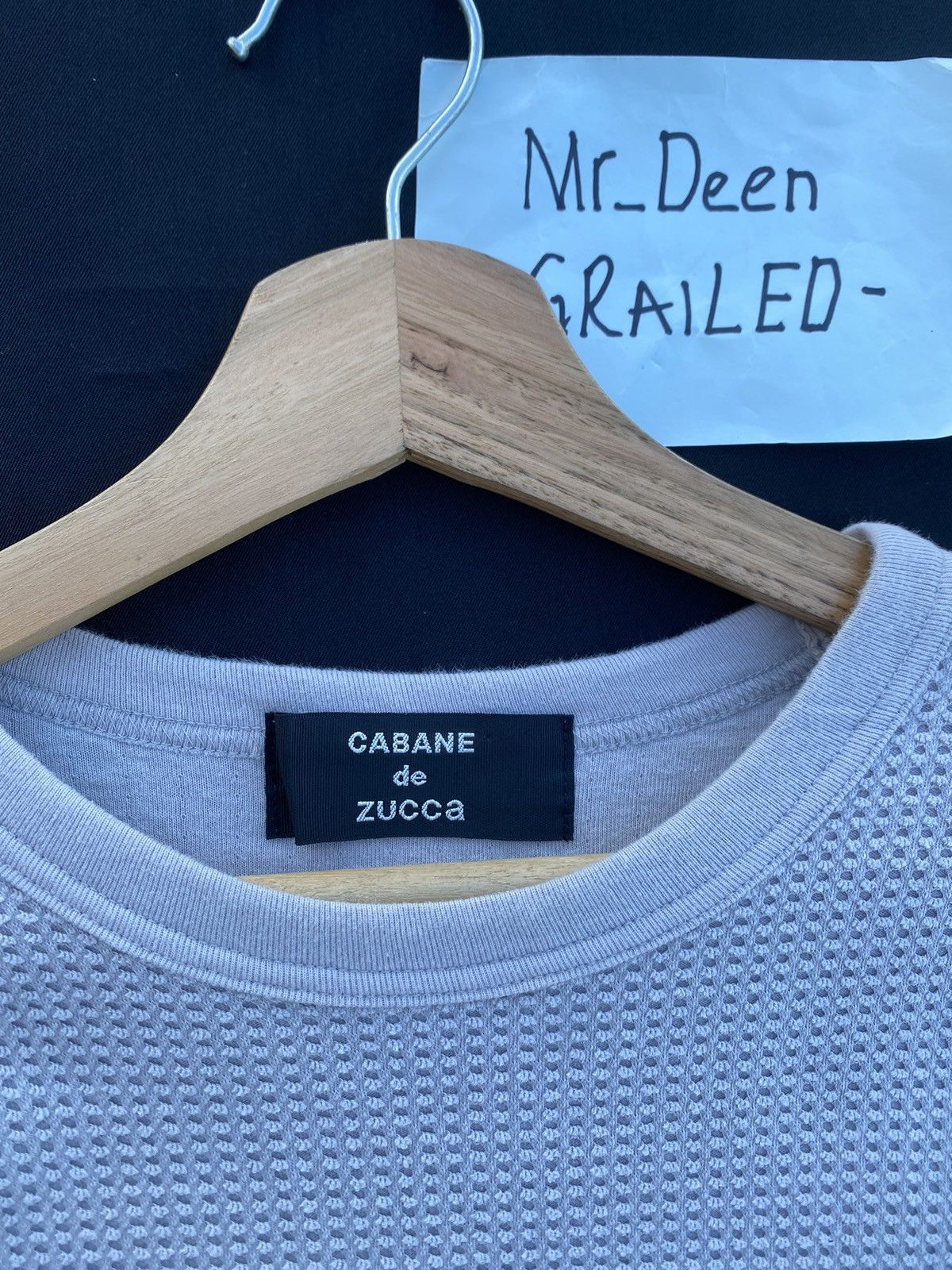 CABANE de ZUCCa Rare Cabane de Zucca by Issey Miyake Waffle Tshirt Size US XXL / EU 58 / 5 - 6 Thumbnail