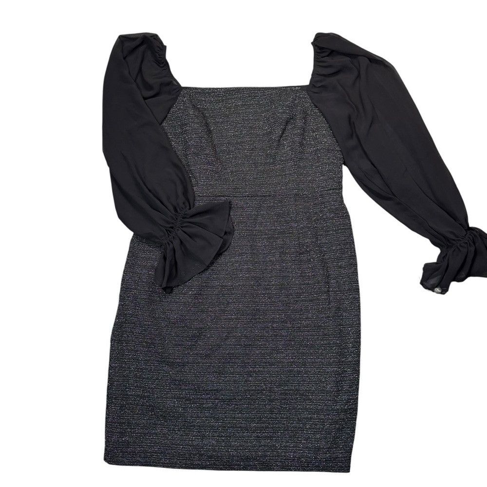 Adrianna Papell NWT New $169 Adrianna Papell Metallic Boucle Combo Black Dr Size XL / US 12-14 / IT 48-50 - 3 Thumbnail