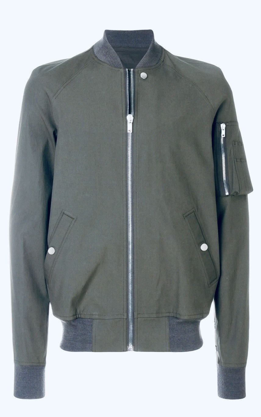 Rick Owens RICK OWENS SS18 DIRT RAGLAN FLIGHT BOMBER JACKET GRAY EU54 Size US L / EU 52-54 / 3 - 1 Thumbnail