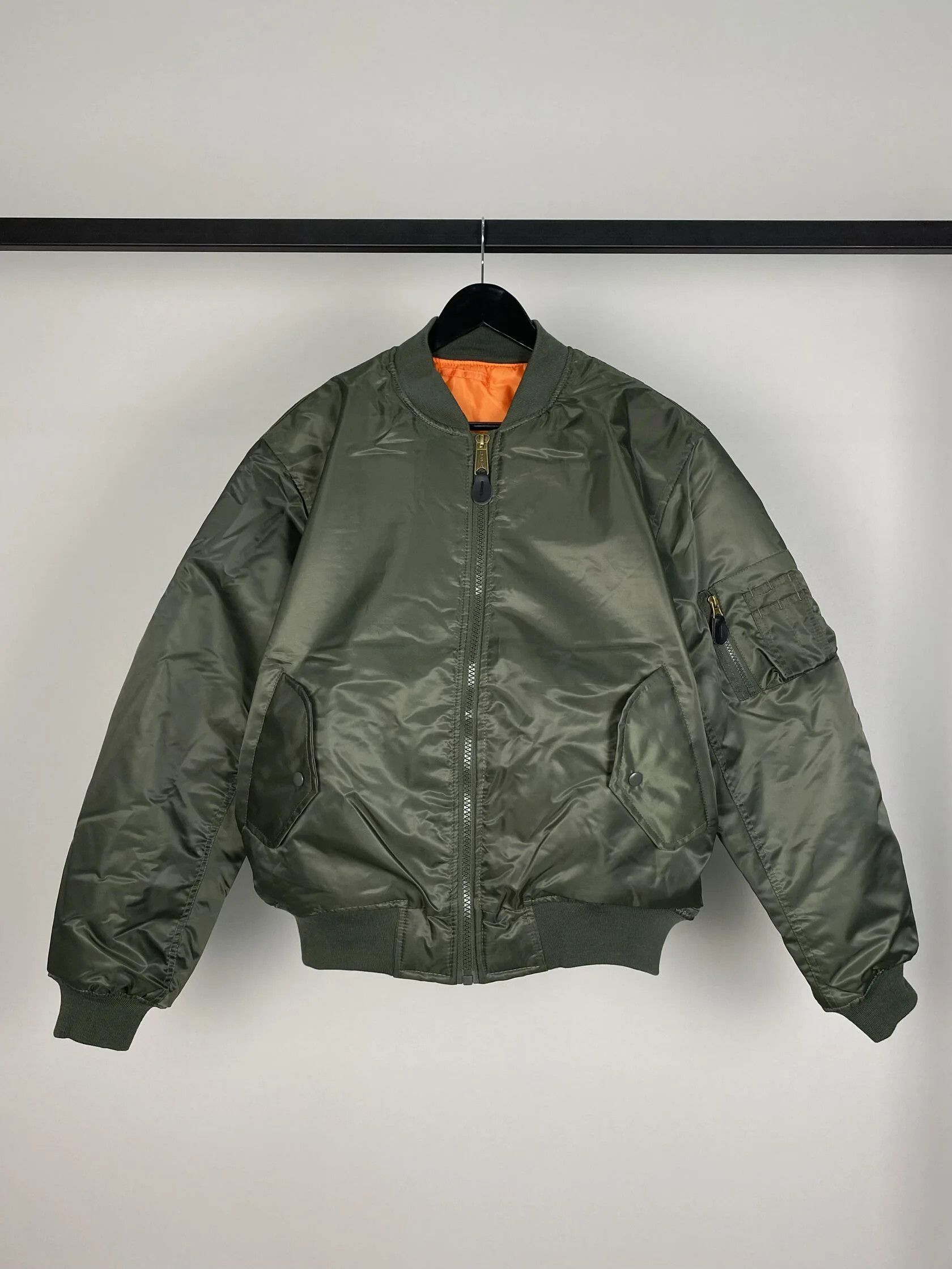 Other MA-1 bomber jacket khaki military y2k ulika unknwn Size US M / EU 48-50 / 2 - 1 Thumbnail