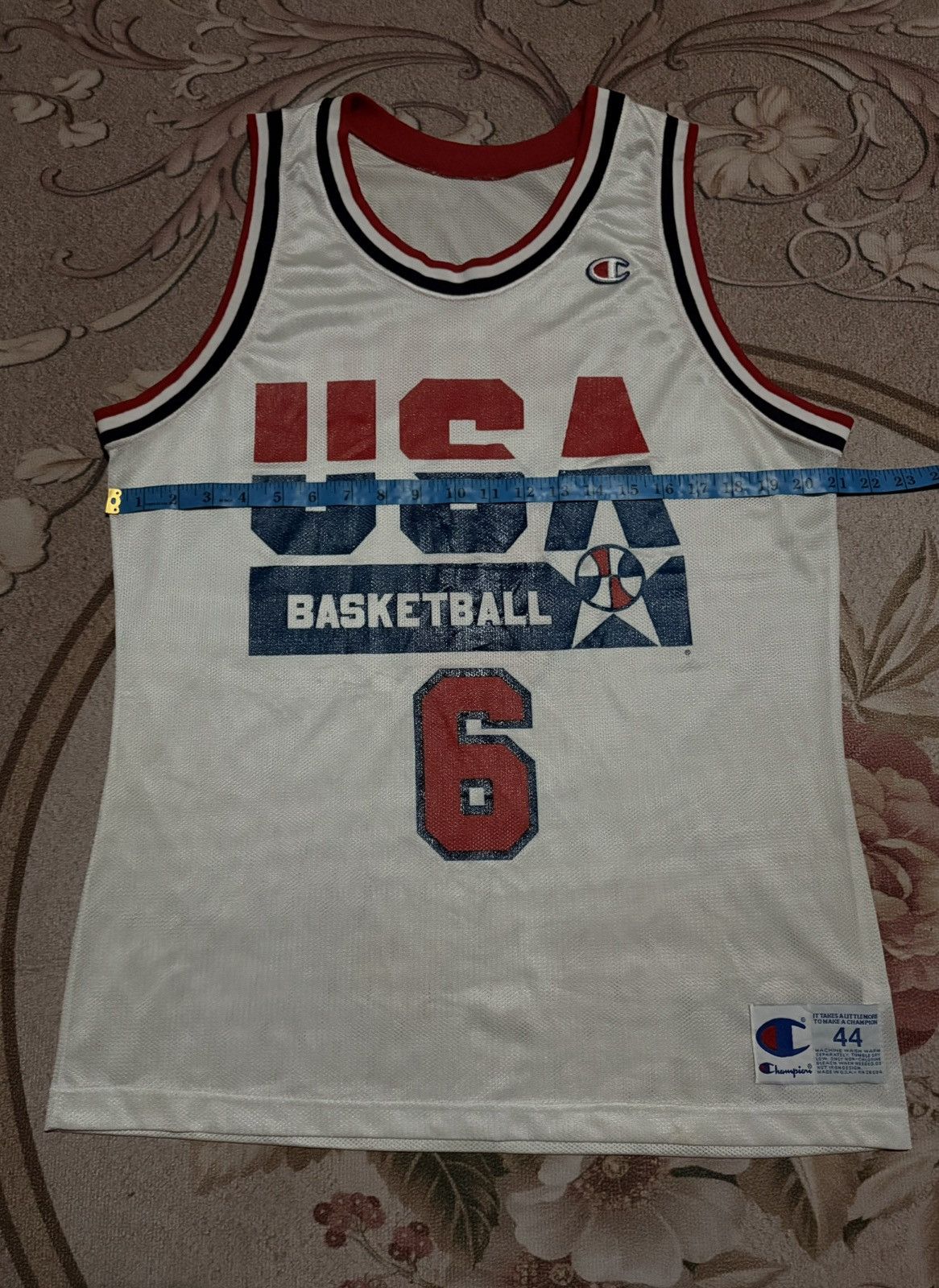 Champion Vintage Champion USA BASKETBALL EWING 6 Mesh Sleevelees Size US L / EU 52-54 / 3 - 8 Thumbnail
