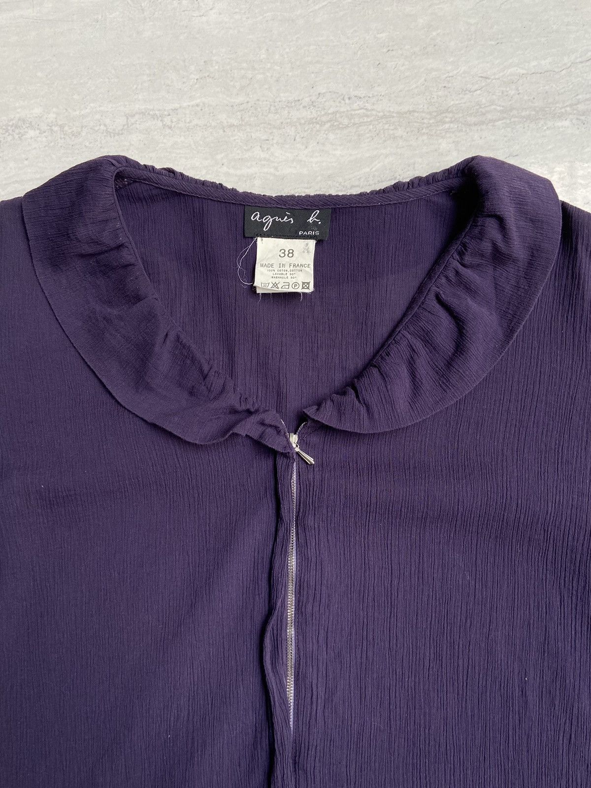 agnes b. AGNES B. Purple Blouse Size XS / US 0-2 / IT 36-38 - 9 Thumbnail