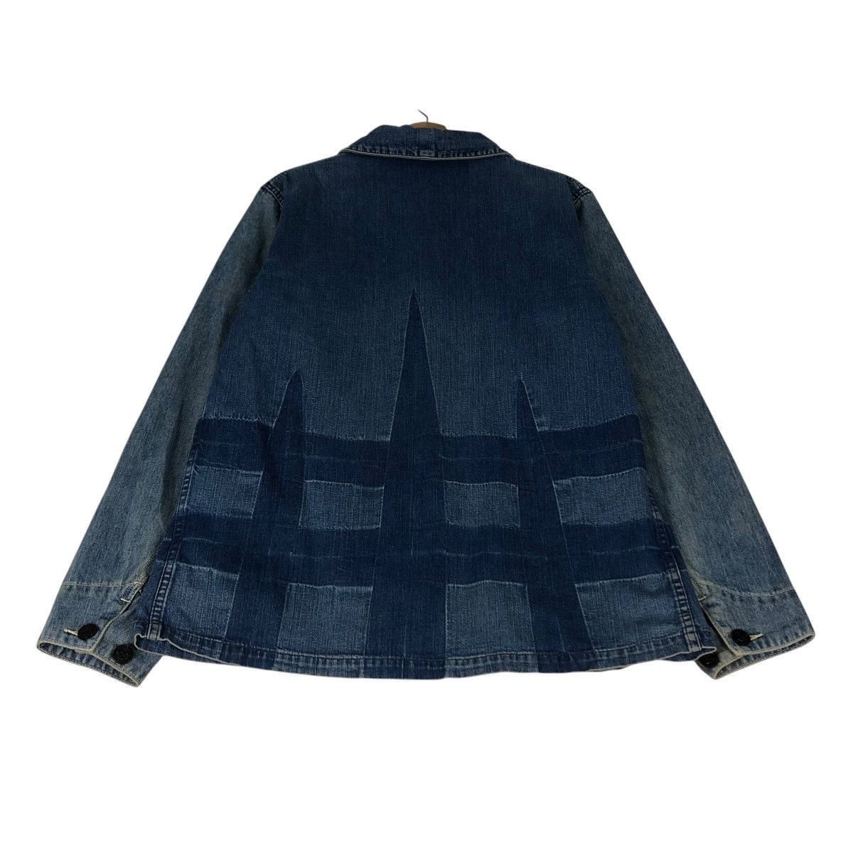 Blue Blue Japan 🔥VINTAGE DENIM JACKET DENIM PATCHWORK BLUE BLUE JAPAN Size US M / EU 48-50 / 2 - 3 Thumbnail