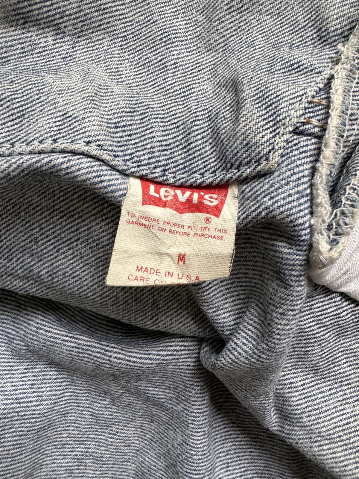 Levi's VERY RARE VINTAGE JACKET DENIM JEANS LEVIS ACID WASH Size US M / EU 48-50 / 2 - 7 Thumbnail