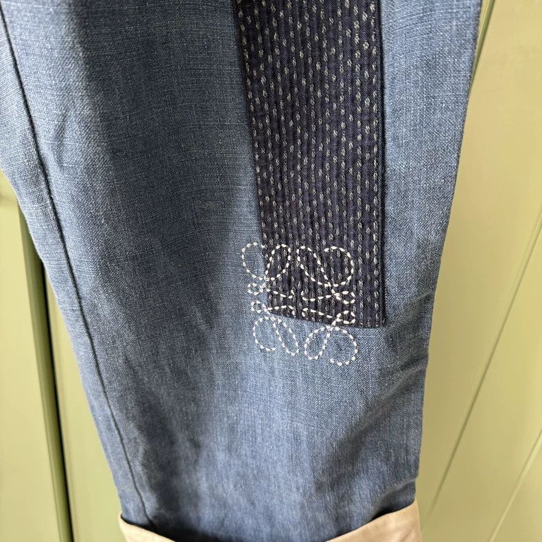 Loewe Loewe Classic design stitching patch jeans Size 32" / US 10 / IT 46 - 8 Thumbnail