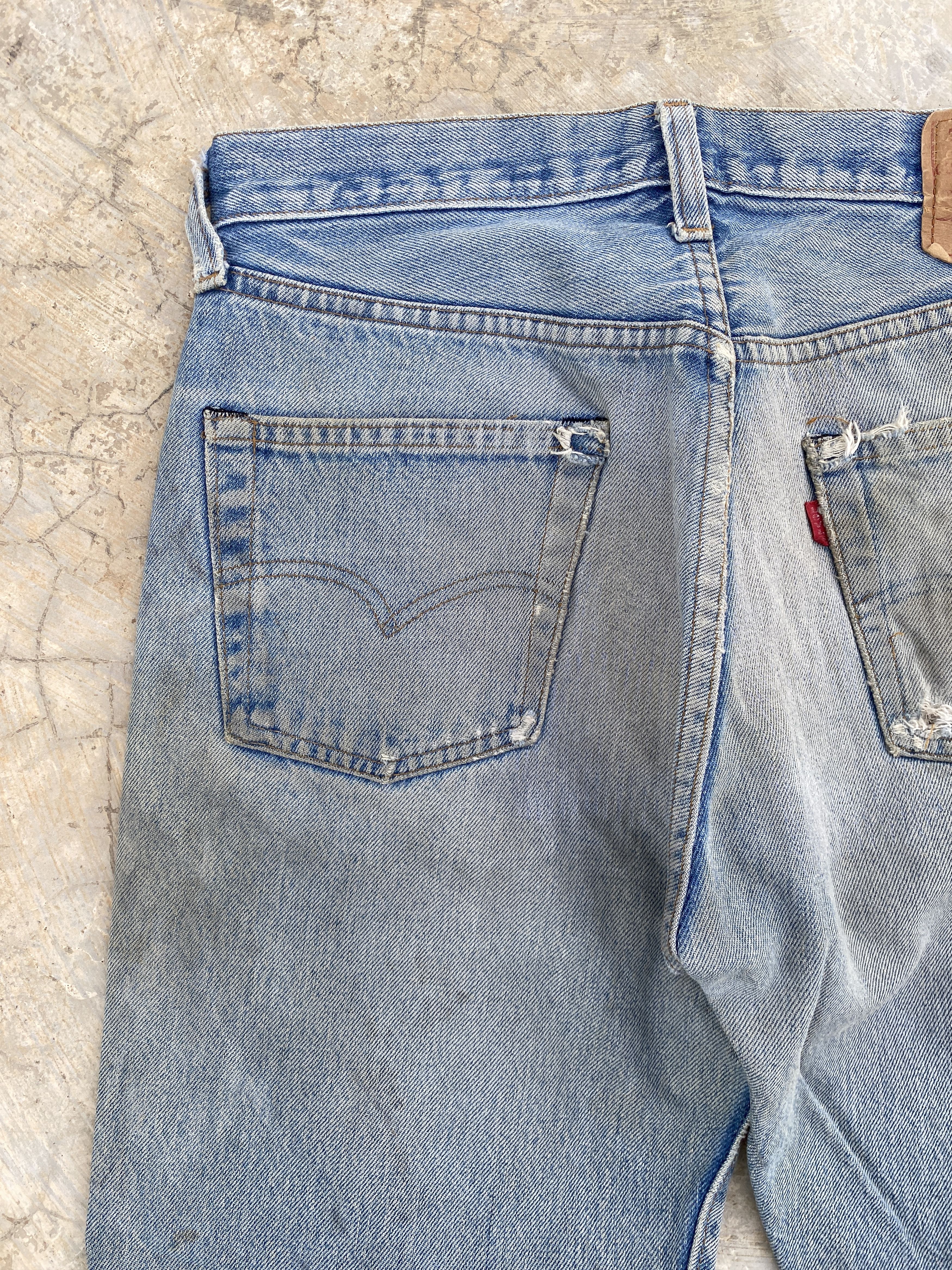 Levi's × Vintage Vintage 80s Levis 501 Redline #524 Selvedge Jeans Size US 29 - 8 Thumbnail