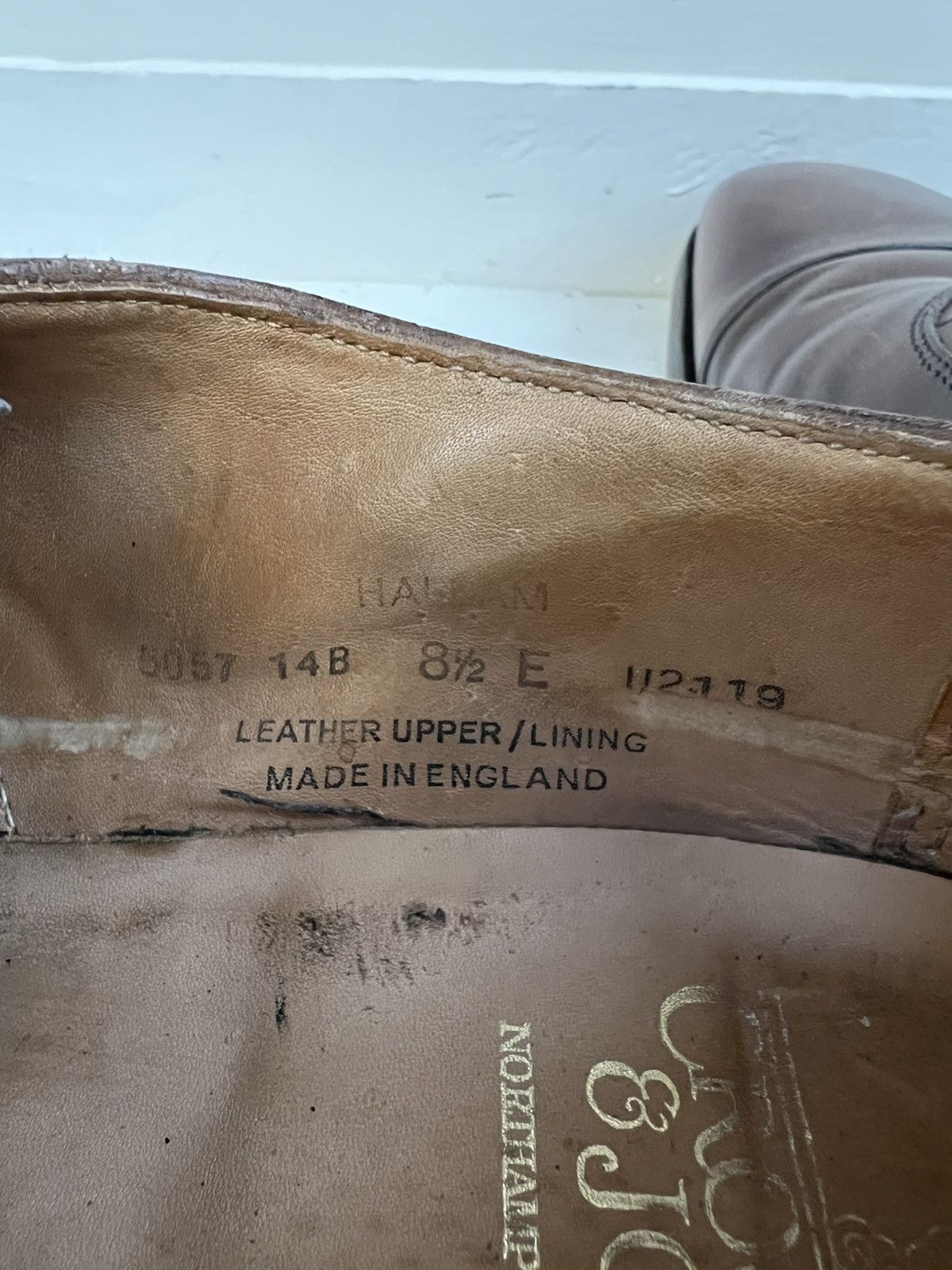 Crockett & Jones Crockett & Jones Hallam Brown Leather Cap-toe Balmoral Shoes Size US 9.5 / EU 42-43 - 17 Thumbnail