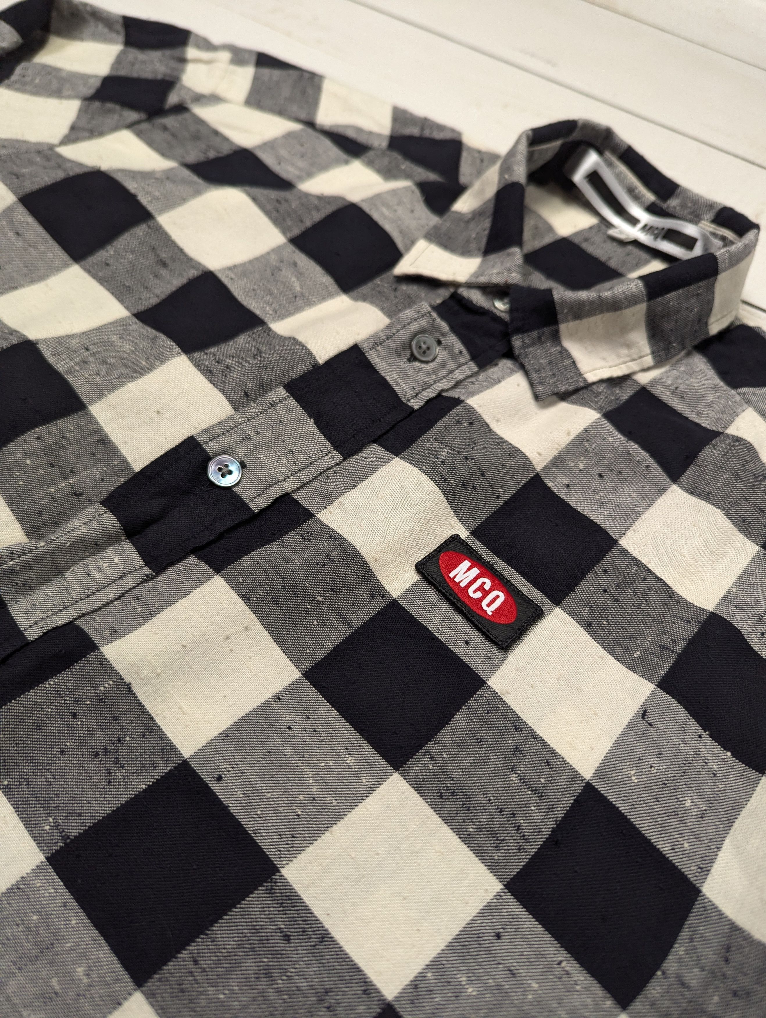 Alexander McQueen Alexander McQueen Pocket Check Long Sleeve Shirt Size 50 Size US M / EU 48-50 / 2 - 6 Thumbnail