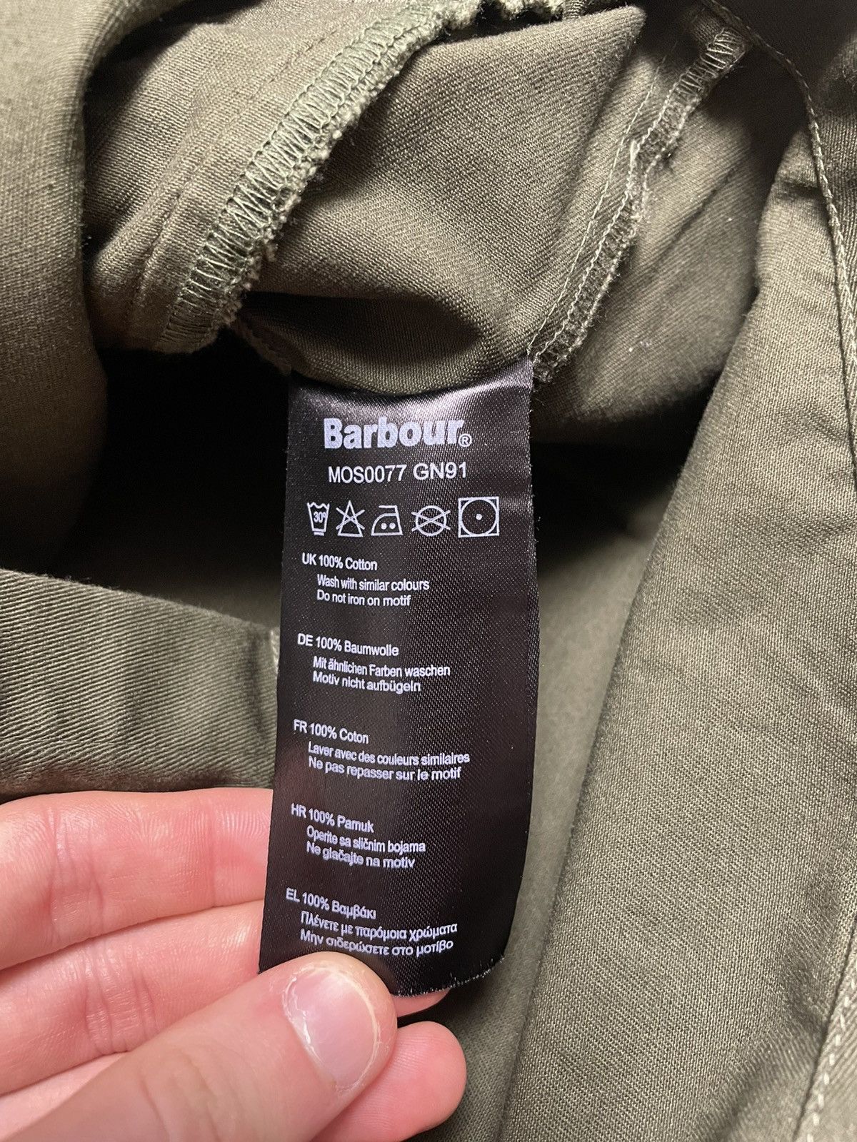 Barbour BARBOUR Beacon Forest Green Twill Overshirt Jacket Size US M / EU 48-50 / 2 - 12 Thumbnail