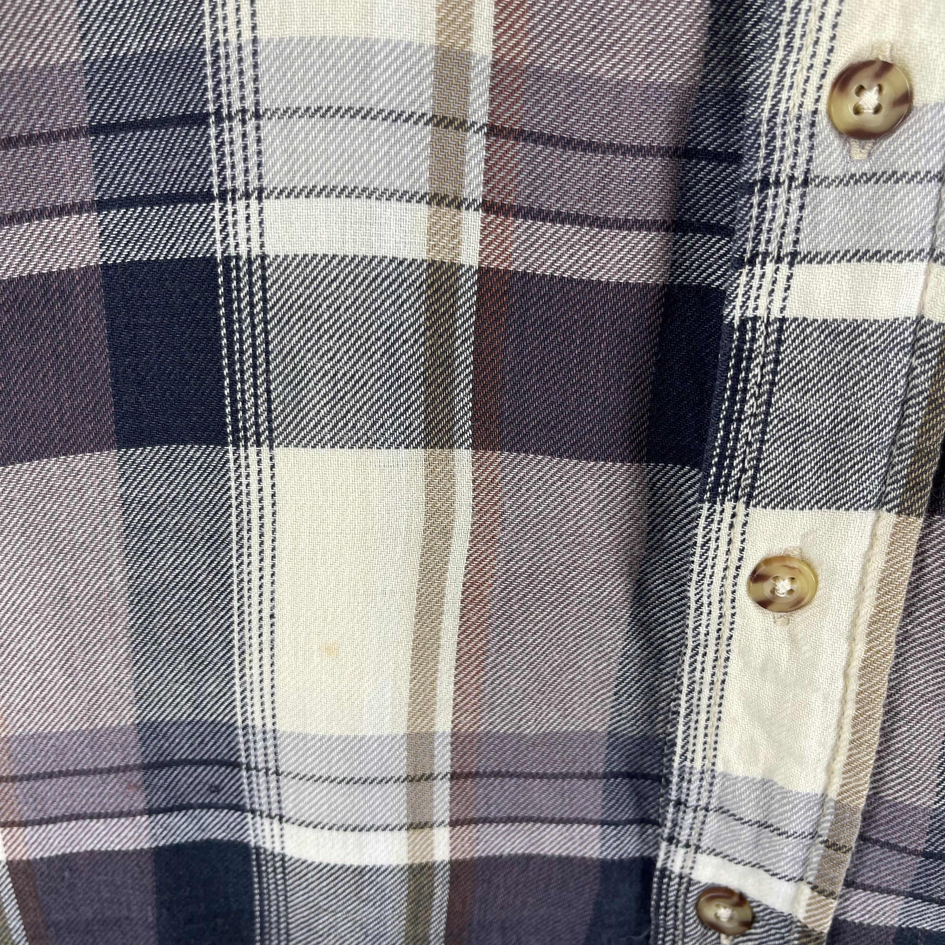 Flannel Vintage Plaid Checkered Tartan Multi Flannel Button Up Size US M / EU 48-50 / 2 - 5 Thumbnail