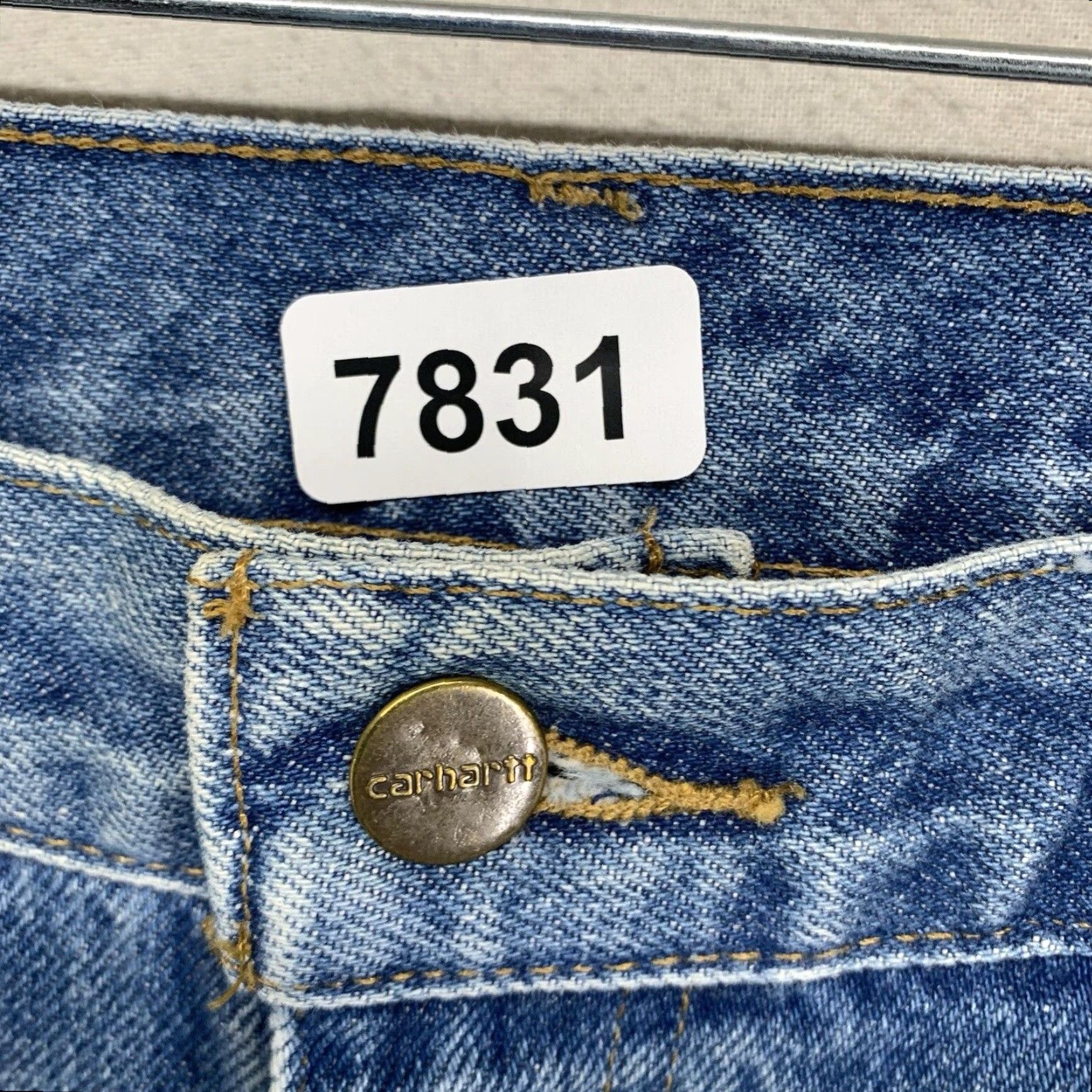 Carhartt VINTAGE Carhartt Jeans B17 Relaxed Tapered Fit Denim 40W 28L Blue Mens Size US 40 / EU 56 - 3 Thumbnail