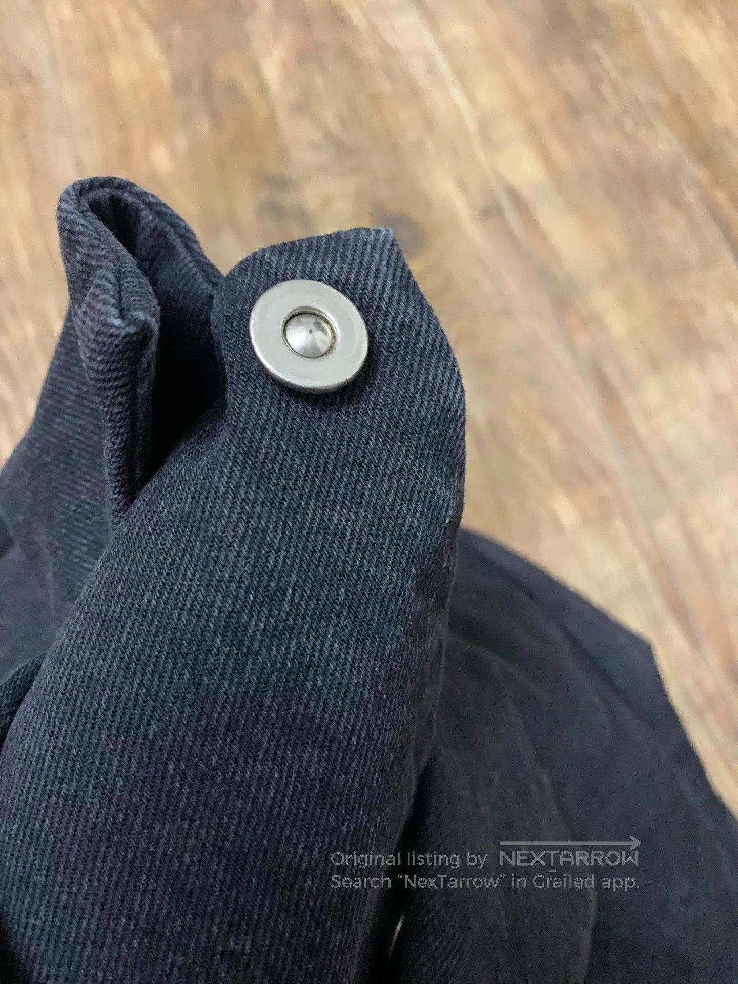 Japanese Brand FAW Japanese Black Denim Lapel Jacket. Size US M / EU 48-50 / 2 - 9 Thumbnail