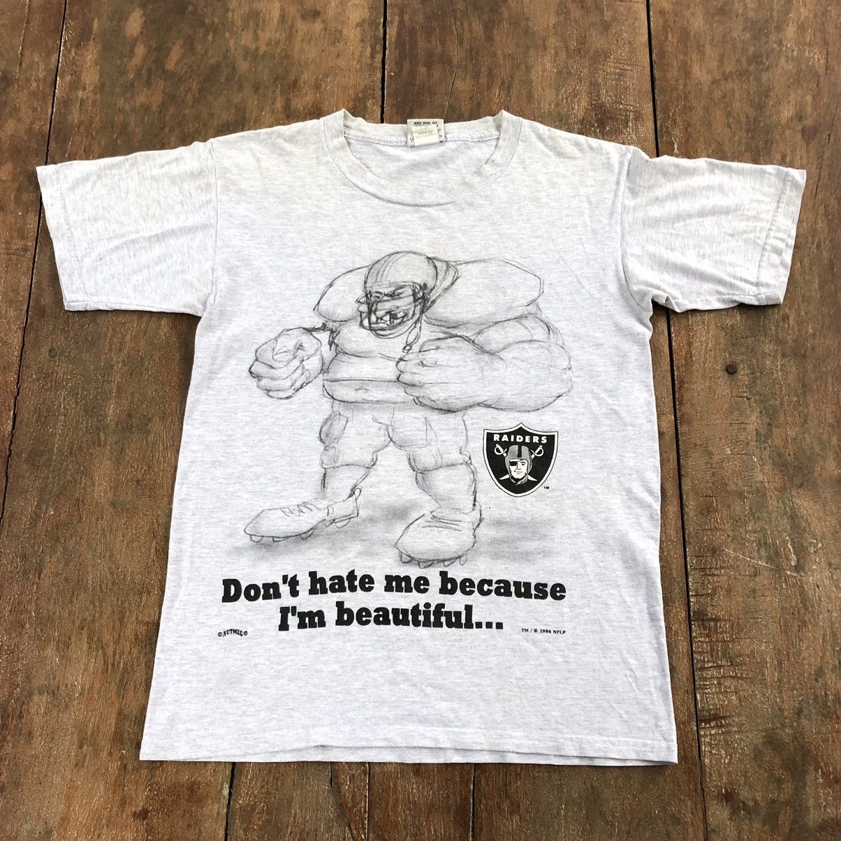 NFL Vintage 1994 RAIDERS NFL Rare T Shirt Size US M / EU 48-50 / 2 - 2 Thumbnail