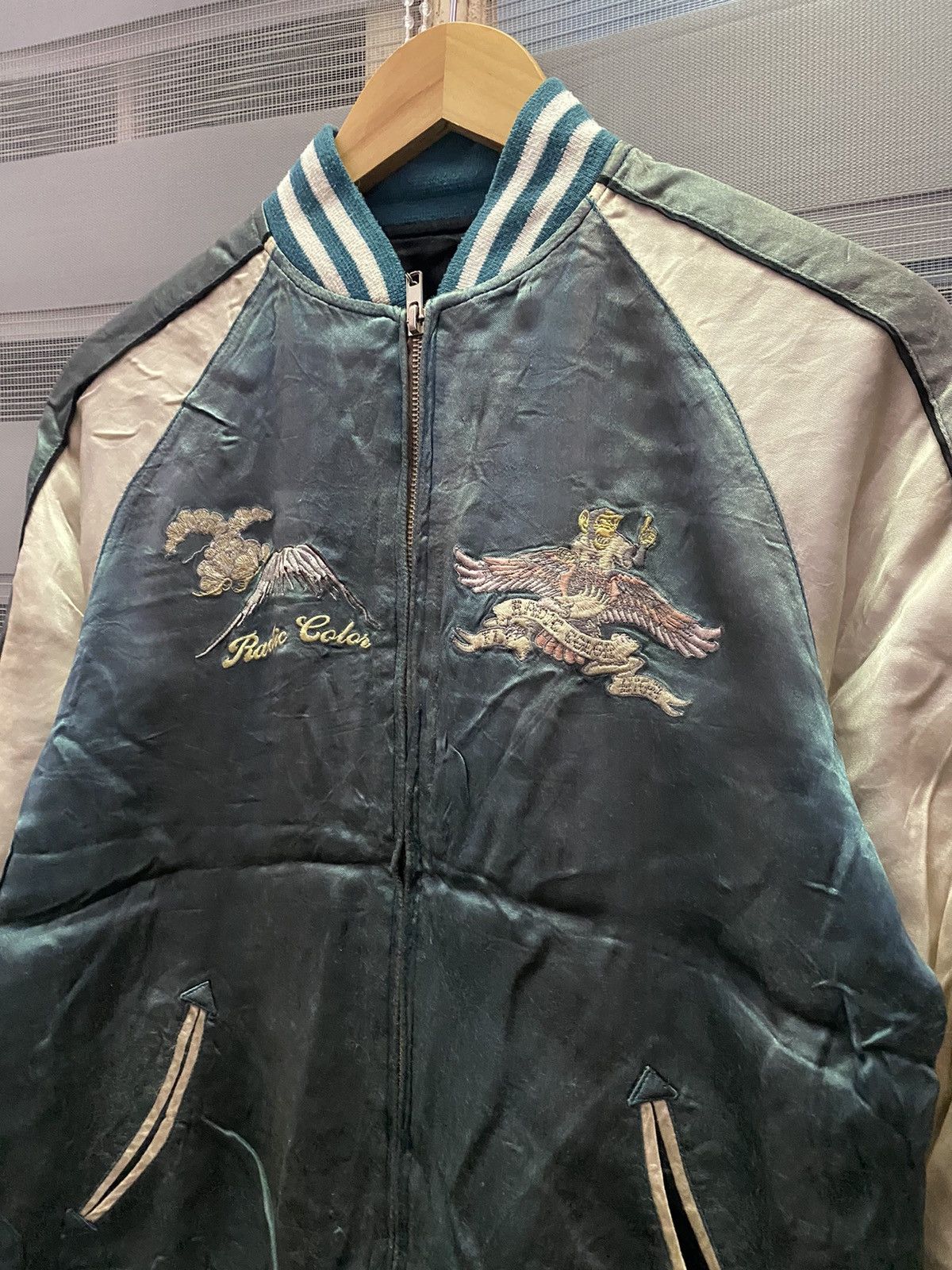 Japanese Brand × Vintage Vintage Sukajan Souvenir Japan Tokyo Monkey Jacket Medium Size US S / EU 44-46 / 1 - 4 Thumbnail