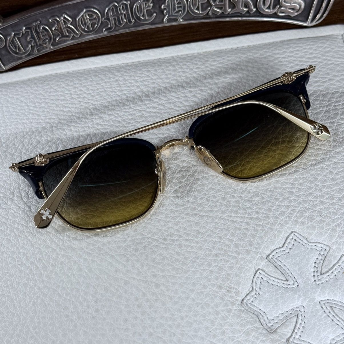 Chrome Hearts Chrome Hearts SLUNTRADICTION 1/1 Sunglasses Size ONE SIZE - 2 Thumbnail
