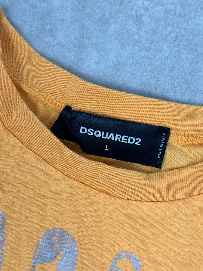 Dsquared2 SS2017 Dsquared2 Safety Pin Orange Vitamin T-Shirt Size US S / EU 44-46 / 1 - 7 Thumbnail