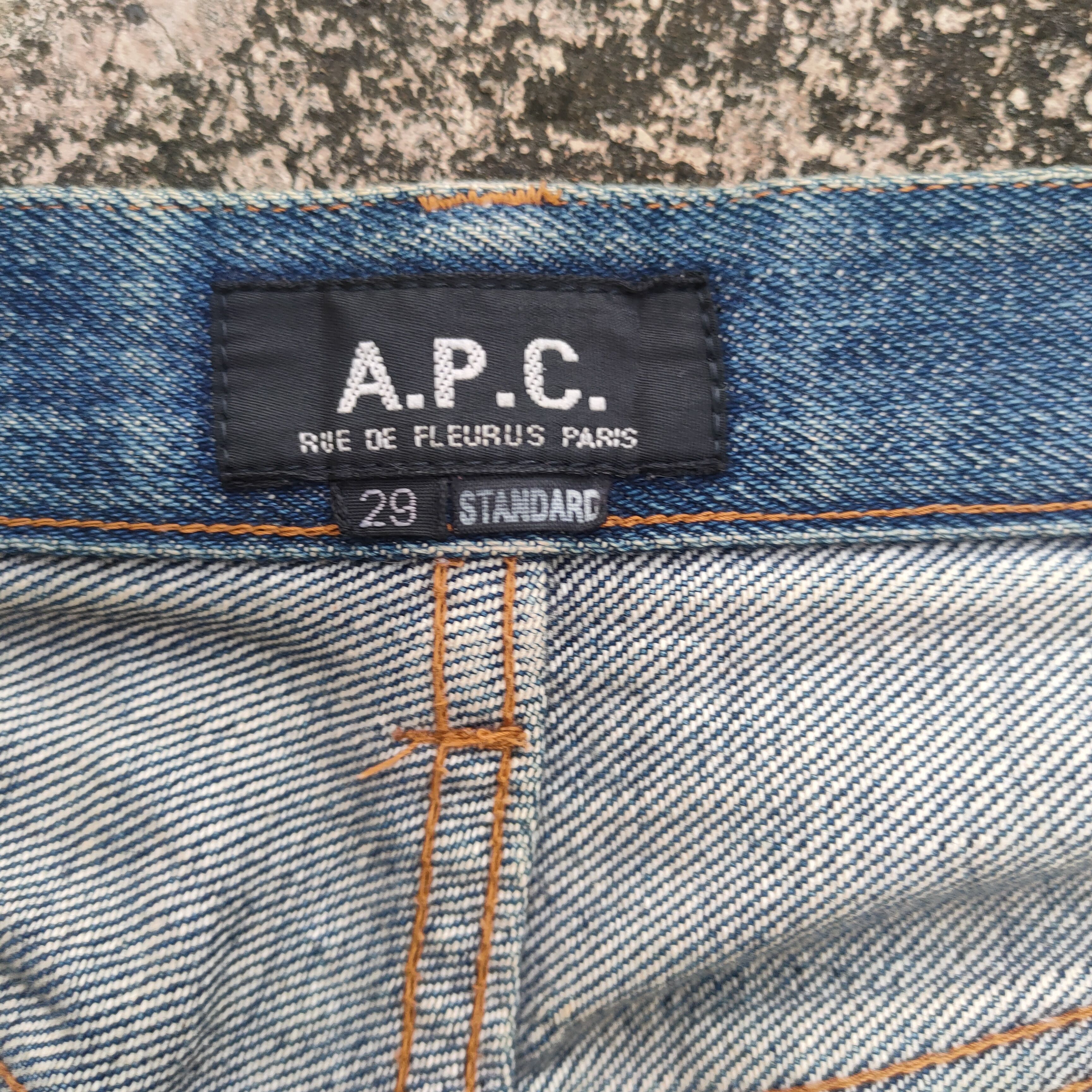 A.P.C. VINTAGE APC RUSTY REDLINE RIPPED JEANS DENIM PANTS Size US 29 - 8 Thumbnail