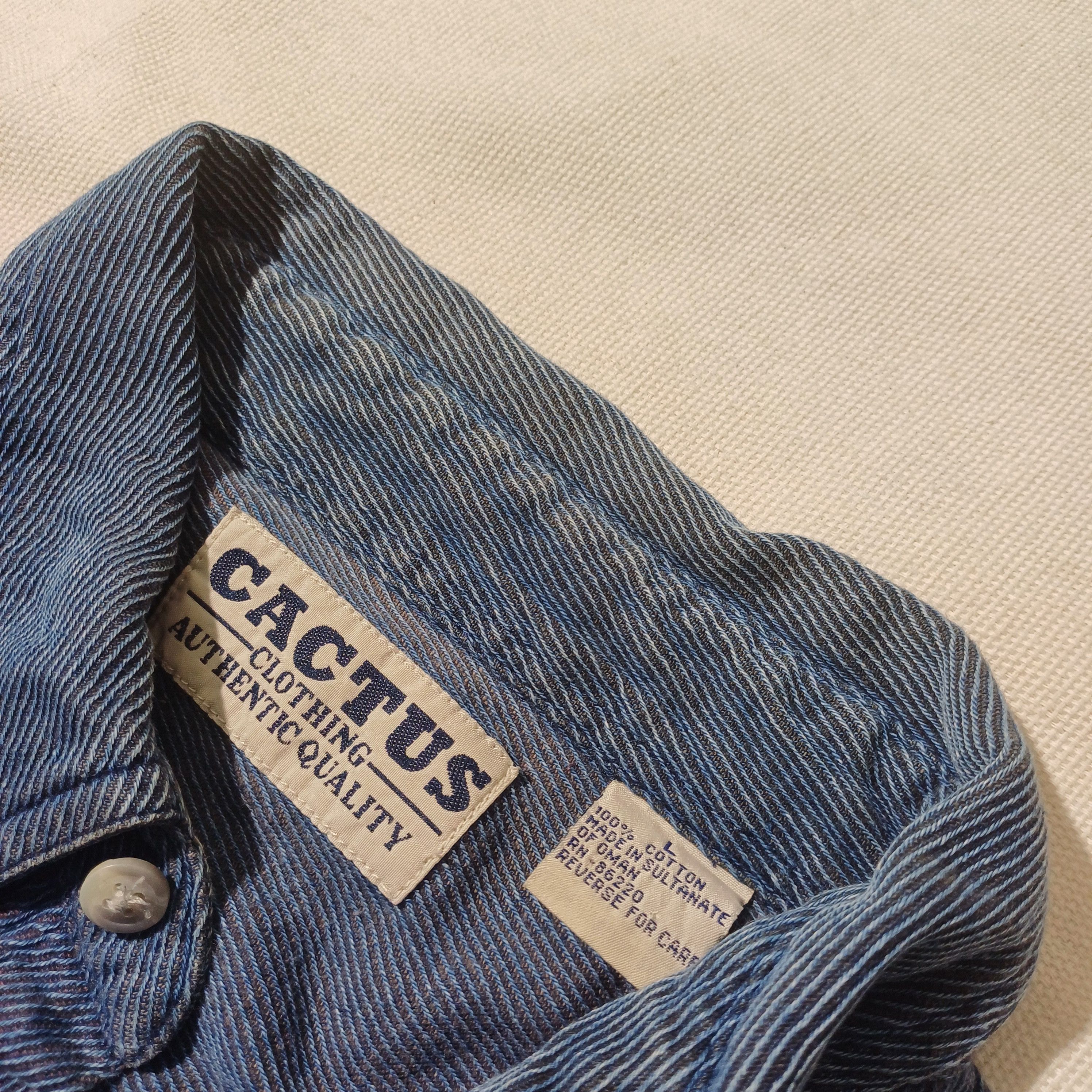 Other Casual Dark Blue Shirt from Cactus Size US L / EU 52-54 / 3 - 5 Thumbnail