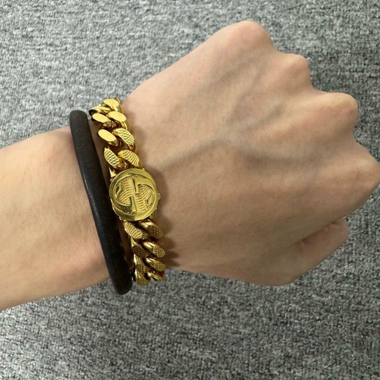 Gucci Gucci Interlocking double G gold bracelet 2504-Nextarrow Size ONE SIZE - 2 Thumbnail