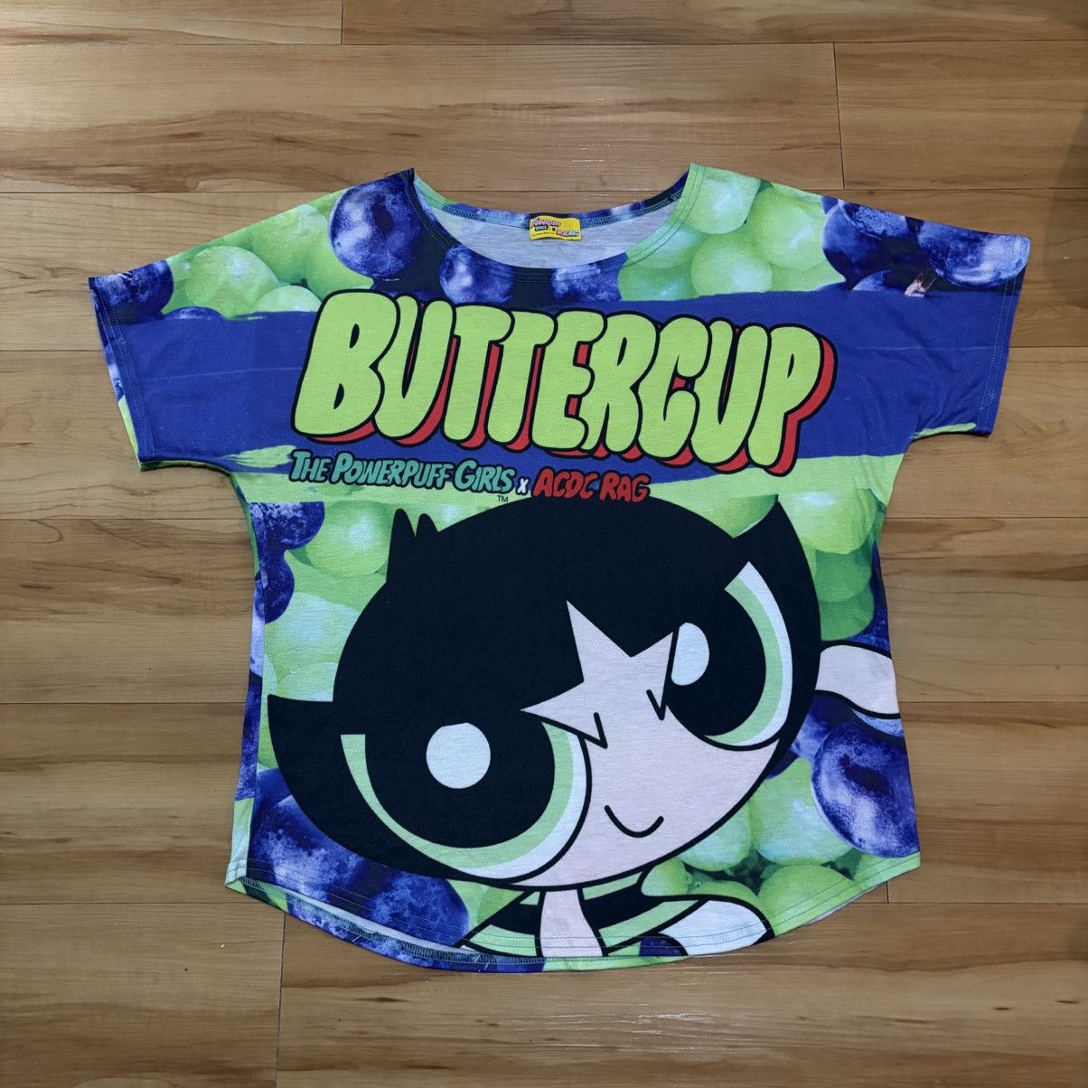 Cartoon Network The powerpuff girls x acdc rags buttercup t-shirt Size US L / EU 52-54 / 3 - 1 Thumbnail