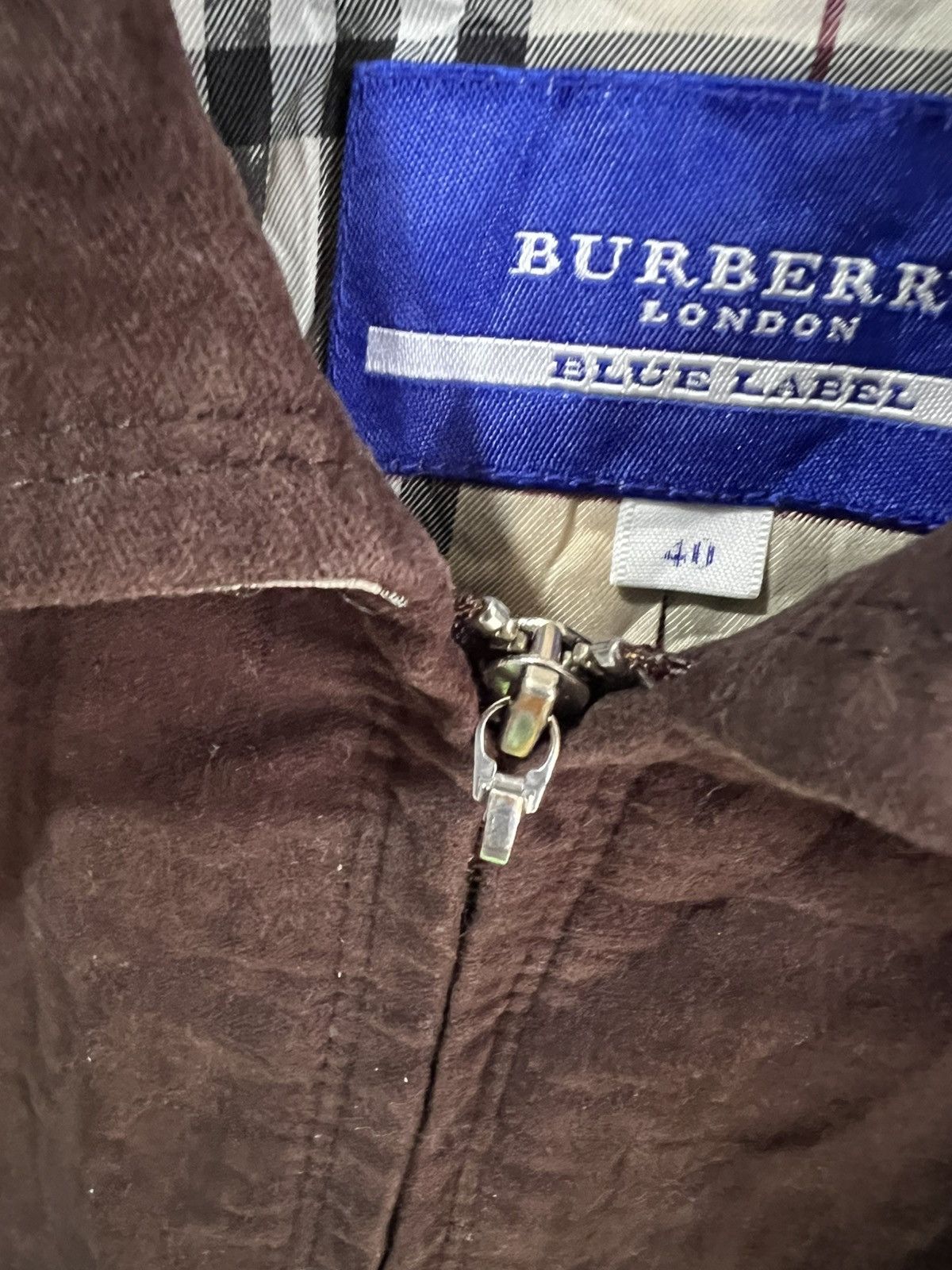 🔥Burberry London Blue Label Zipper Jacket