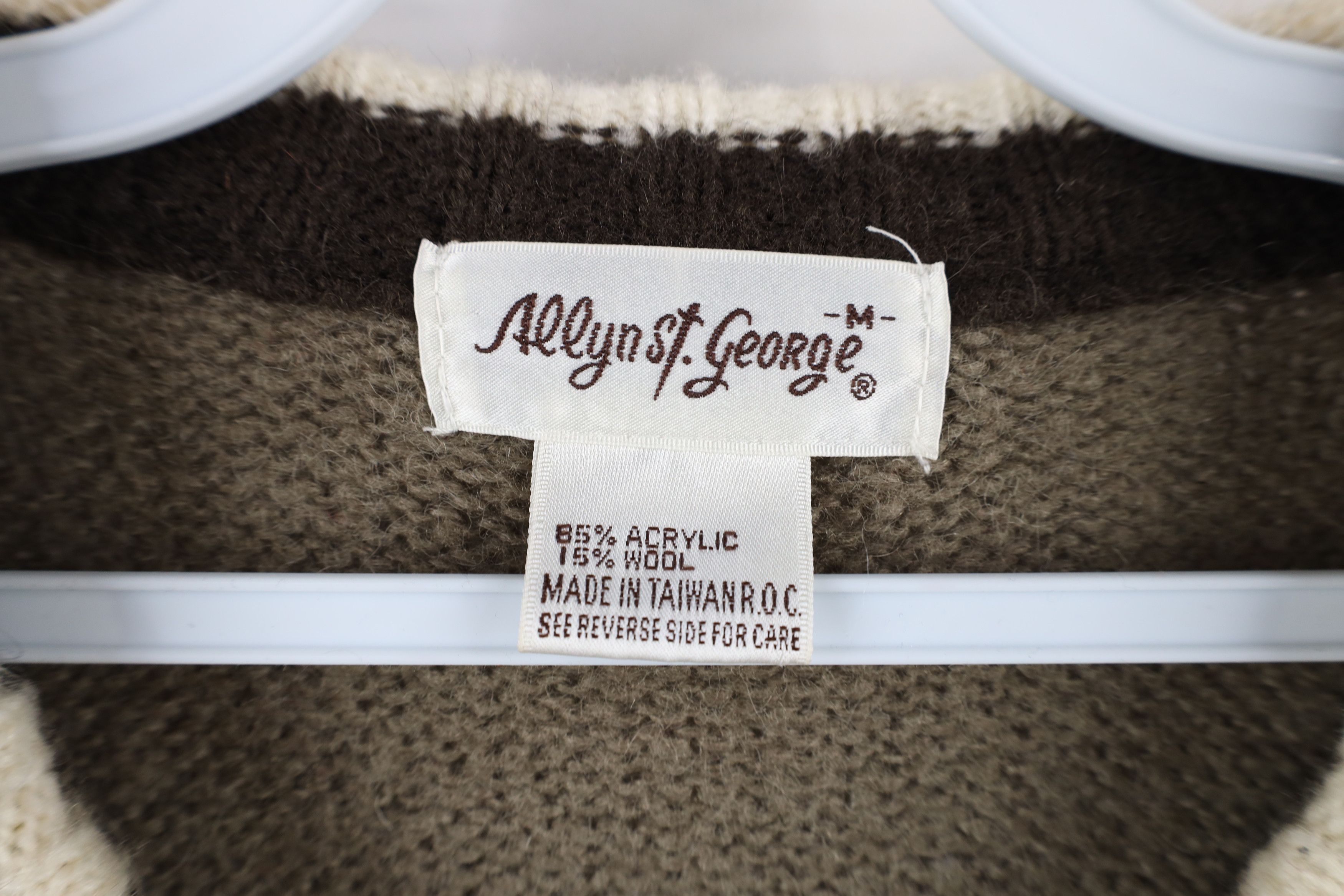 Vintage Vintage 90s Streetwear Wool Blend Knit Snowflake Sweater Size M / US 6-8 / IT 42-44 - 8 Thumbnail