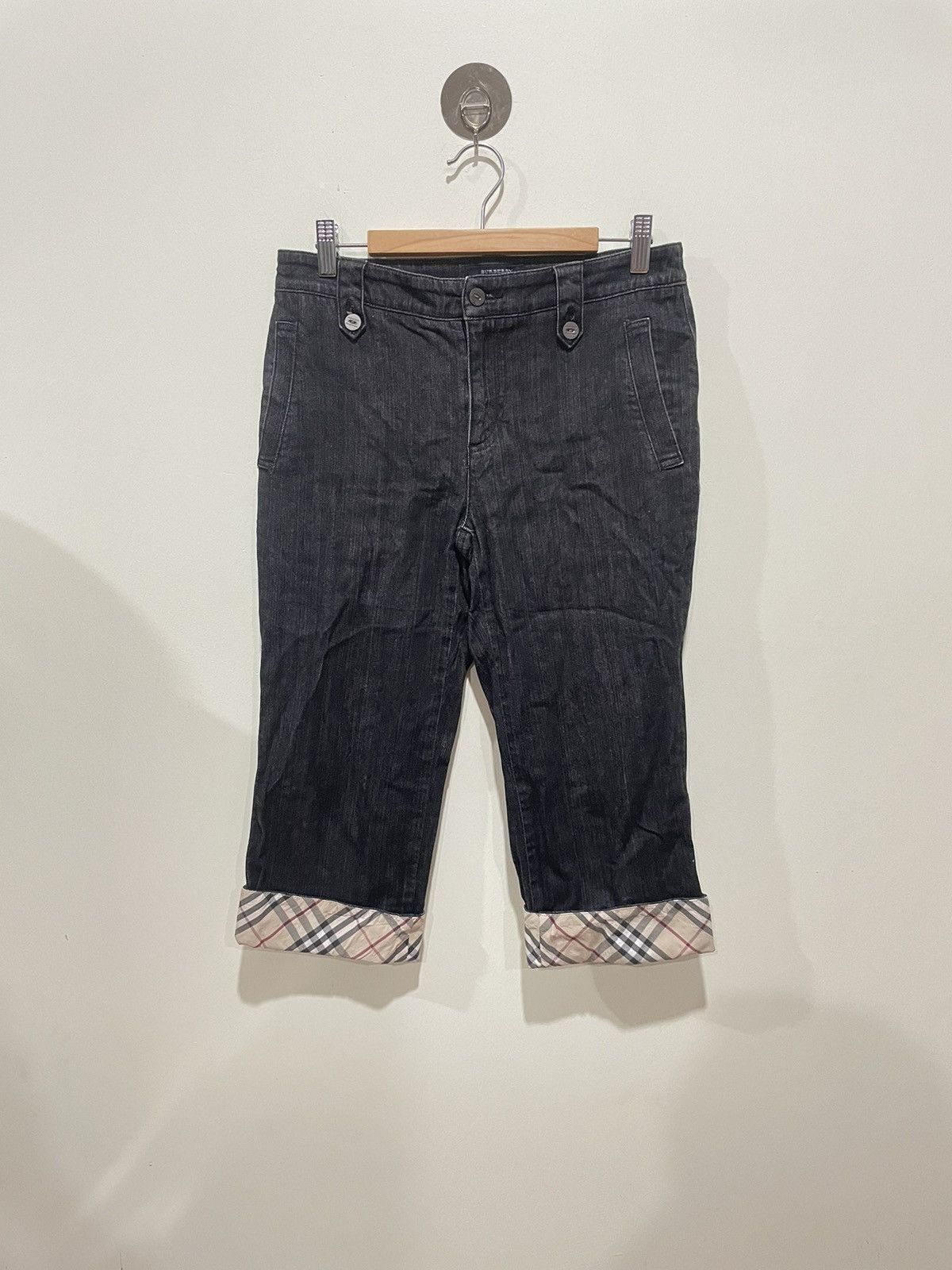 image of Burberry Jeans in Dark Grey, Women's (Size 26)