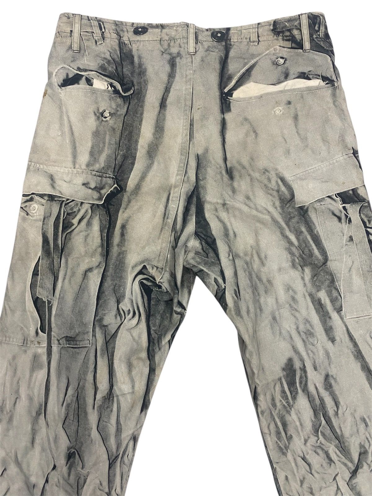 ANREALAGE Anrealage Japan trompe loeil military style print pants Size US 33 - 5 Thumbnail