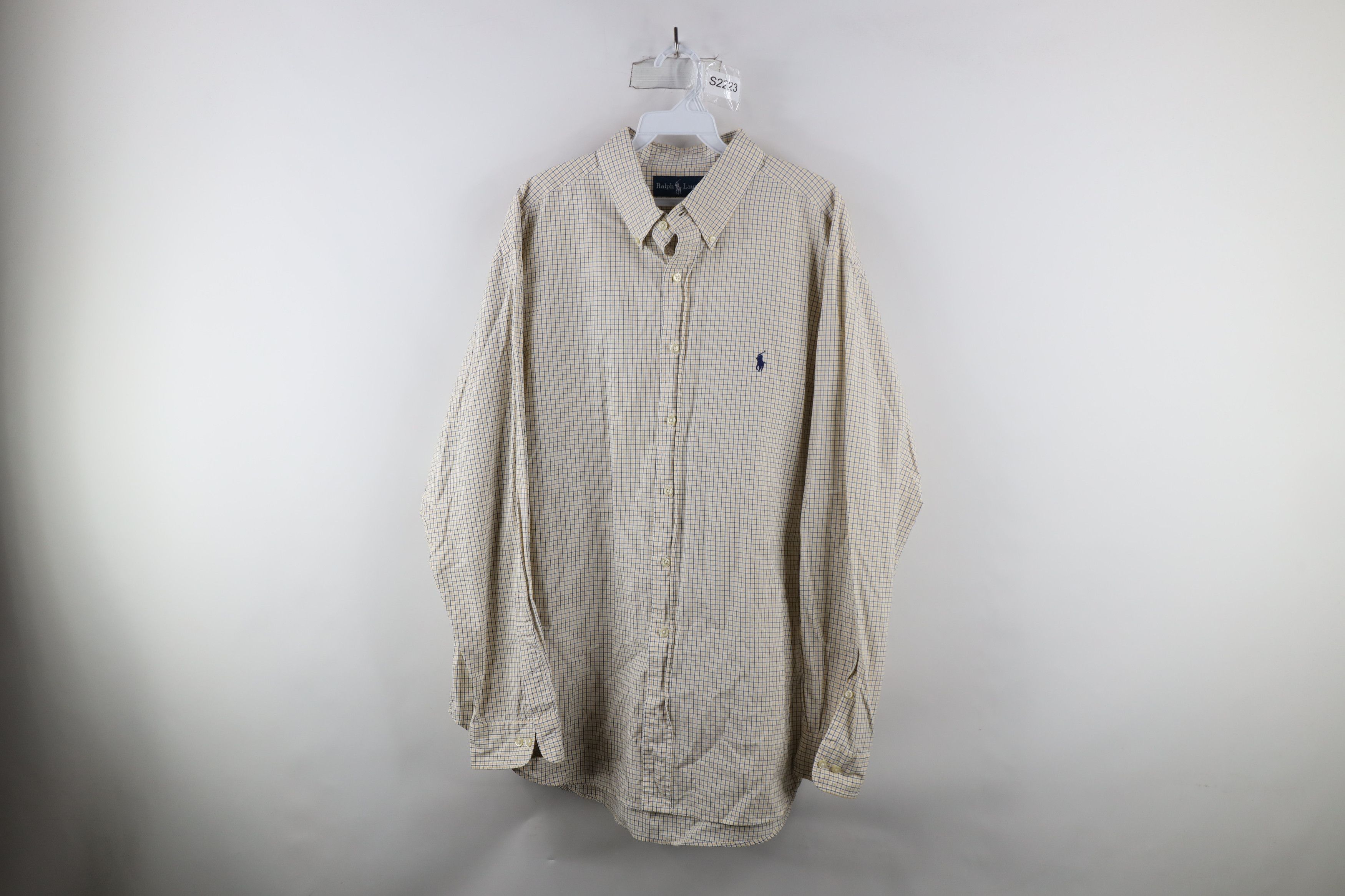 Polo Ralph Lauren Vintage 90s Ralph Lauren Fit Tattersall Plaid Button Shirt Size US M / EU 48-50 / 2 - 1 Thumbnail