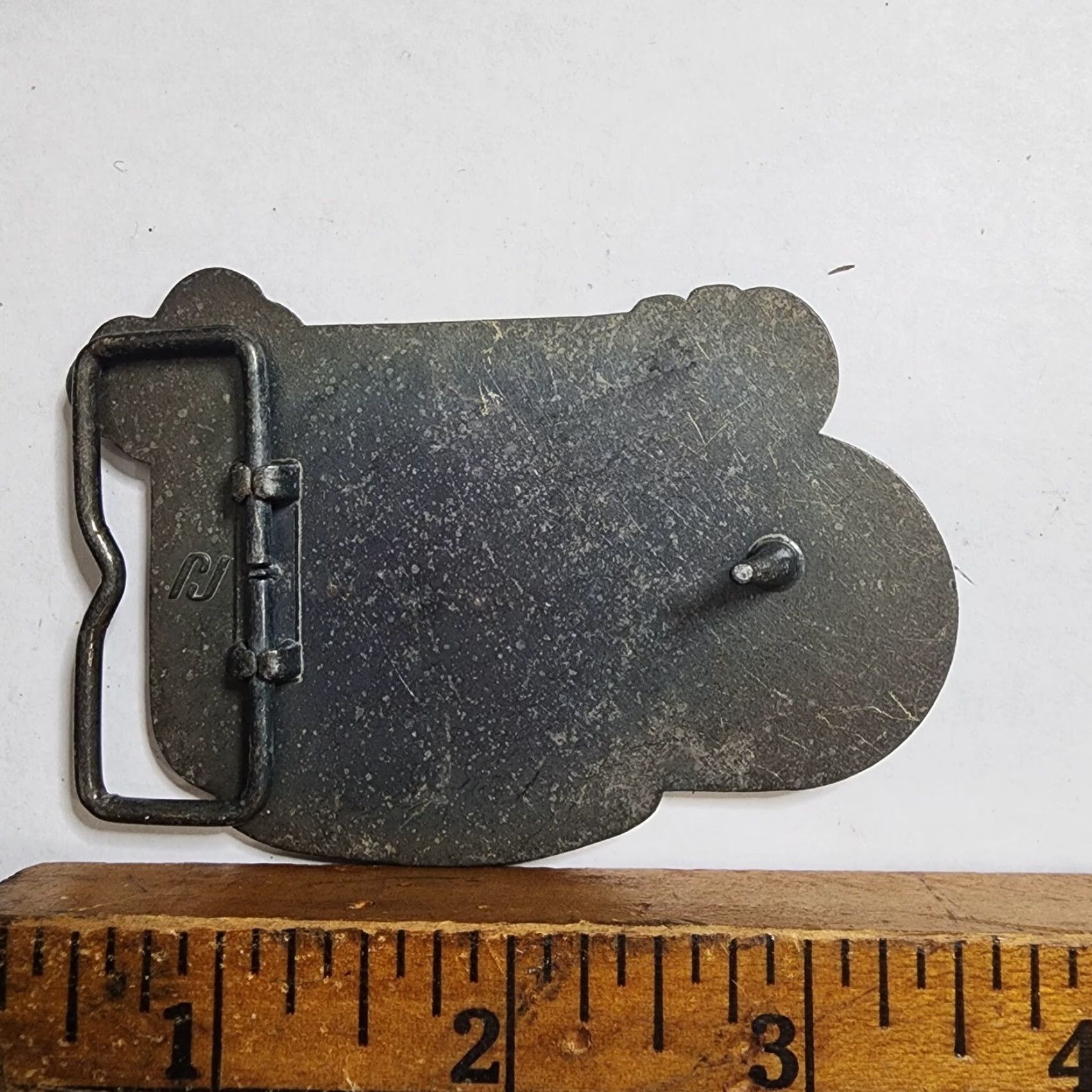 Vintage VINTAGE Belt Buckle Banjo Brass Enamel Bluegrass Rockabilly Music Adult Unisex Bronze 1970s Accessories Size ONE SIZE - 2 Thumbnail