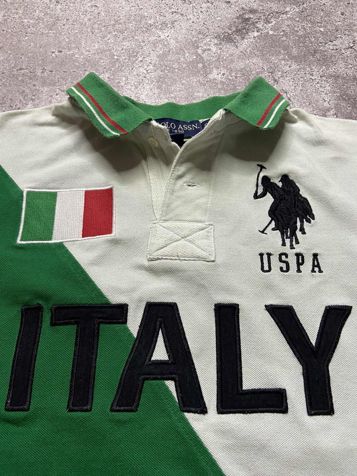 U.S. Polo Assn. Vintage Y2K Chief Keef Ralph USPA taly Polo Size US S / EU 44-46 / 1 - 2 Thumbnail