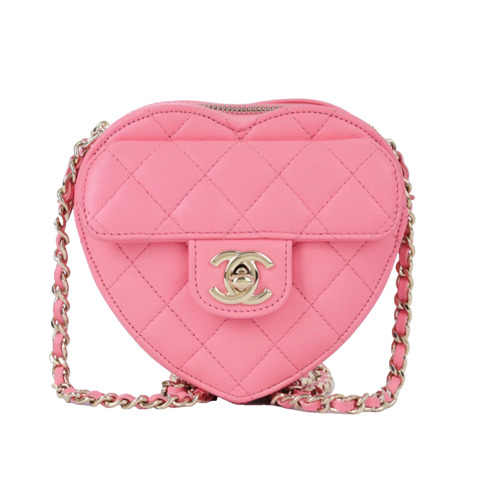 Chanel Chanel Small Runway Heart Flap Chain Shoulder Crossbody Bag Size ONE SIZE - 1 Thumbnail