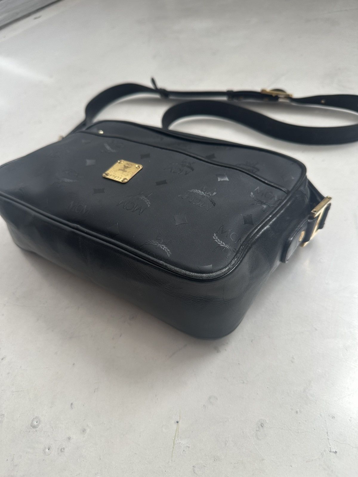MCM × Vintage MCM black leatherand vinyl crossbody bag Size ONE SIZE - 3 Thumbnail